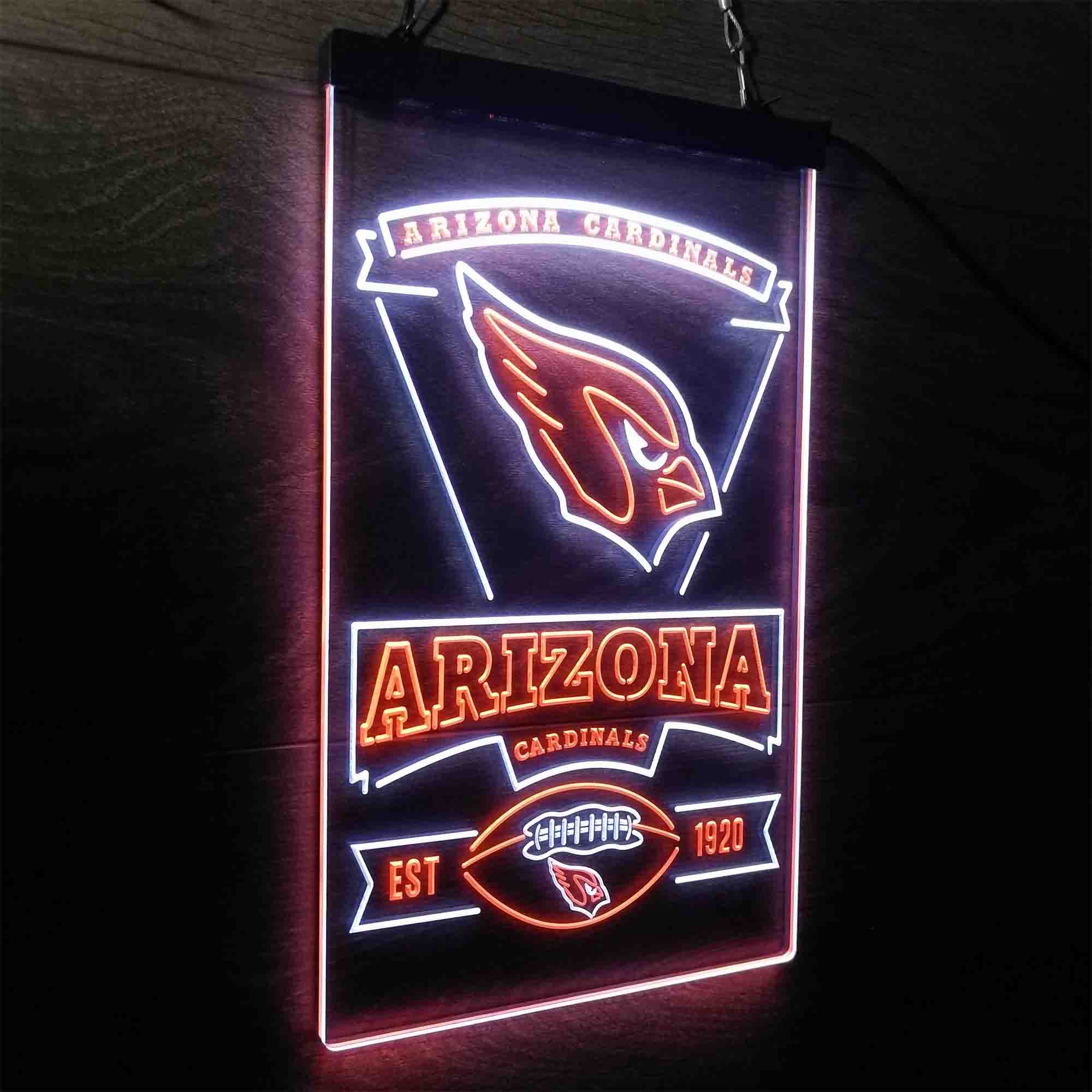 Arizona Cardinals Est. 1920 Neon-Like LED Light Sign