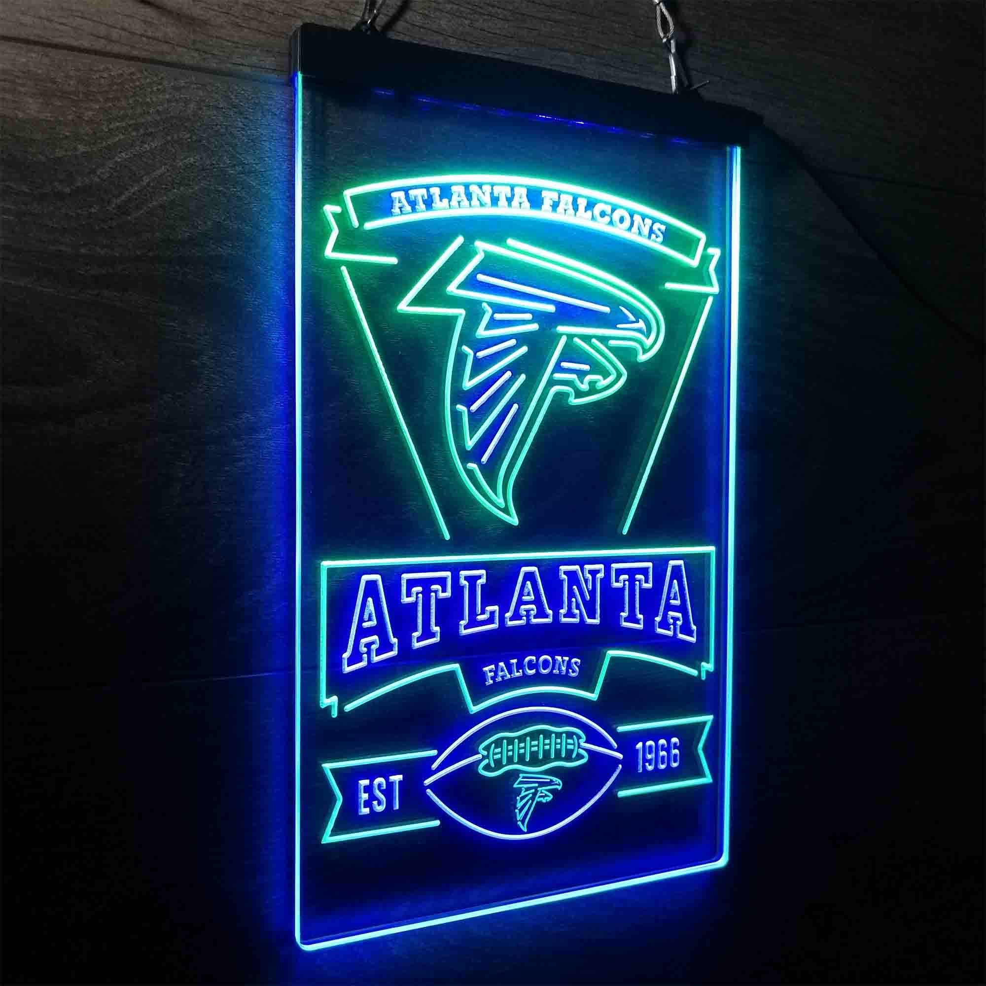 Atlanta Falcons Est. 1966 Neon-Like Led Light Sign