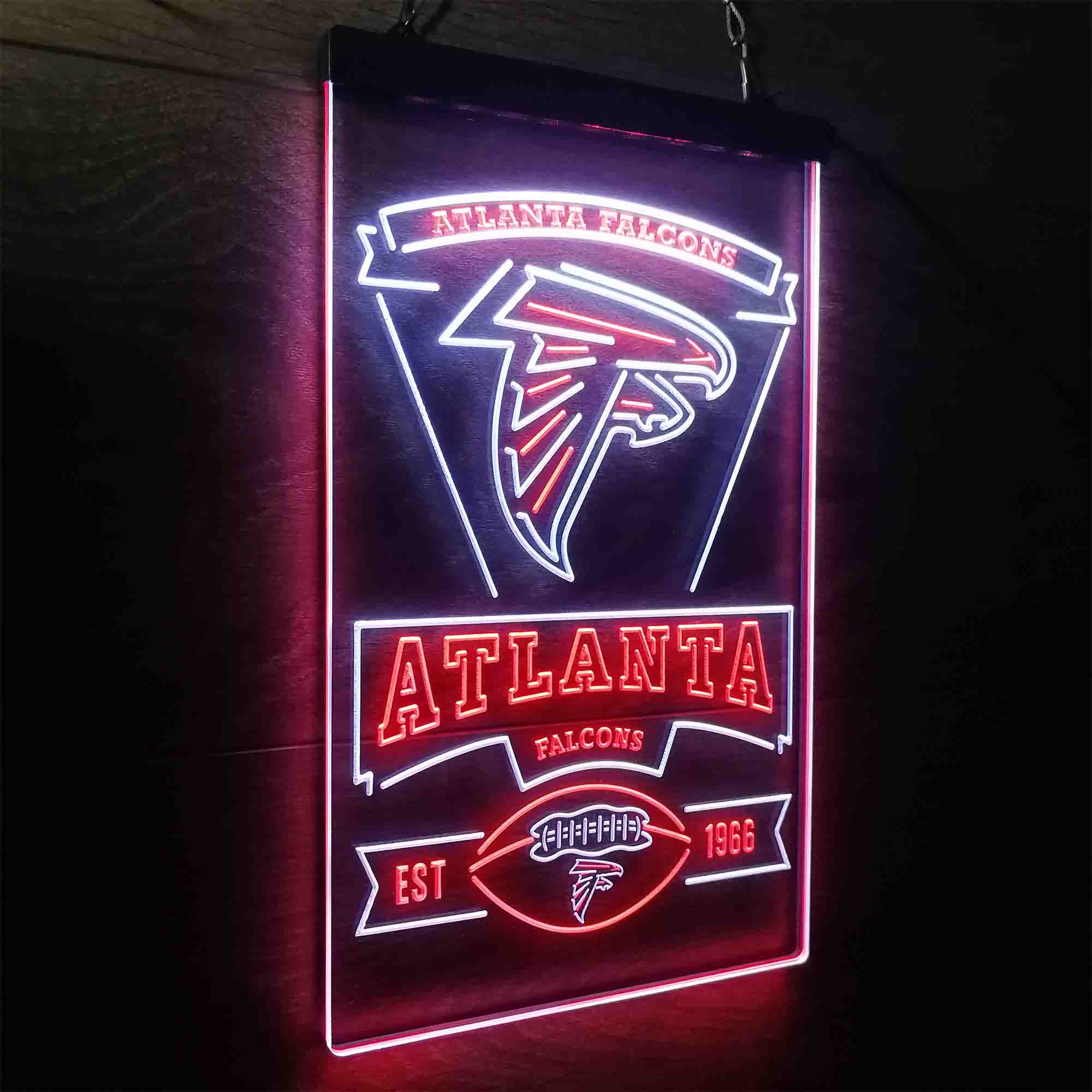 Atlanta Falcons Est. 1966 Neon-Like Led Light Sign