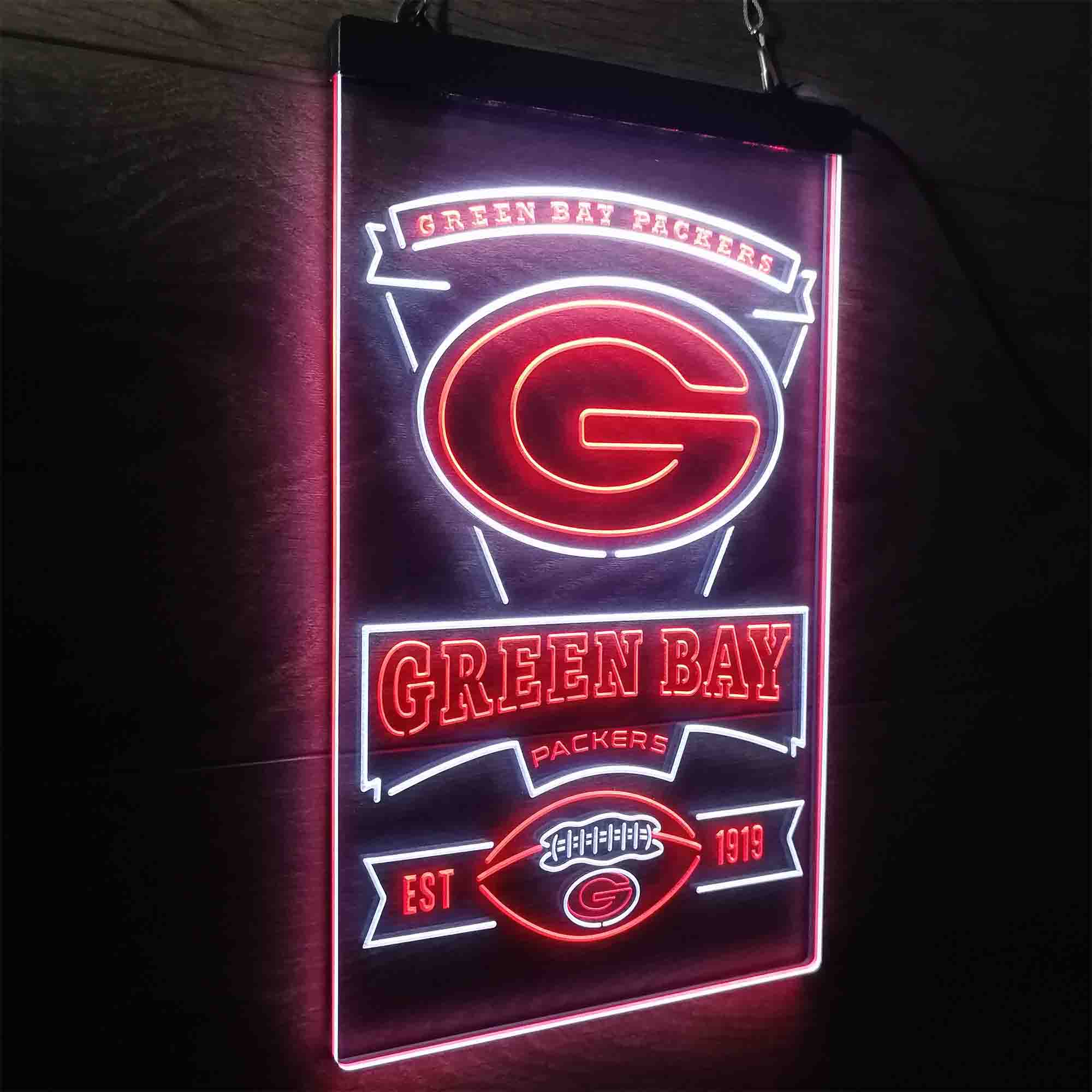 Green Bay Packers Memorabilia Led Light Sign - Limited Edition