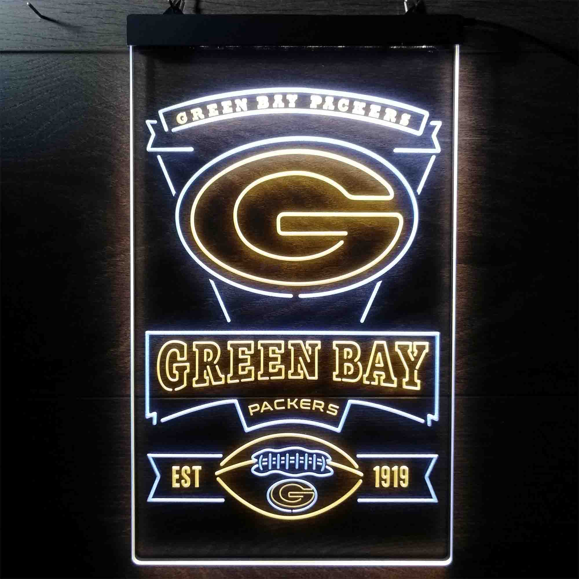 Green Bay Packers Memorabilia Led Light Sign - Limited Edition