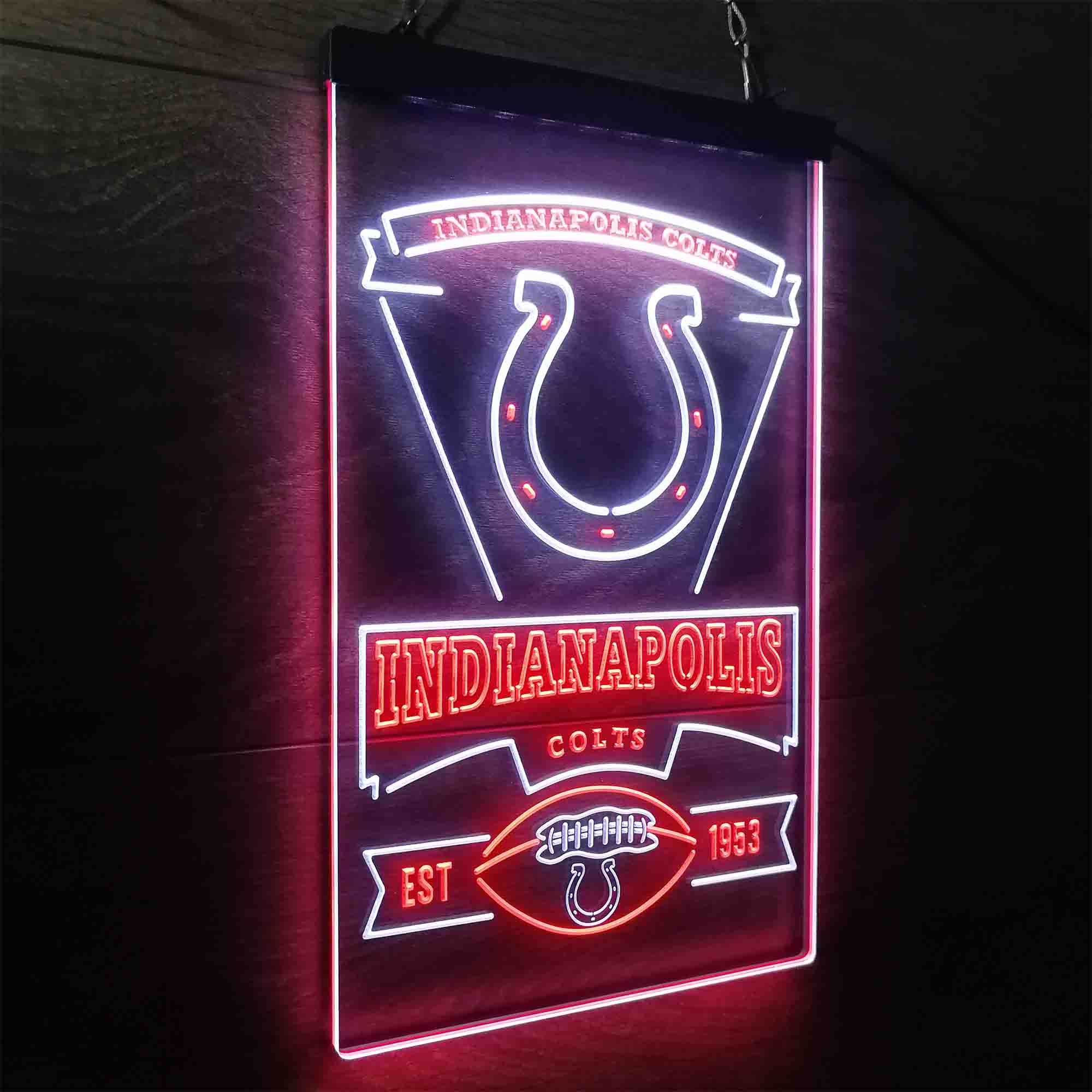 Indianapolis Colts Neon-Like Led Light Sign