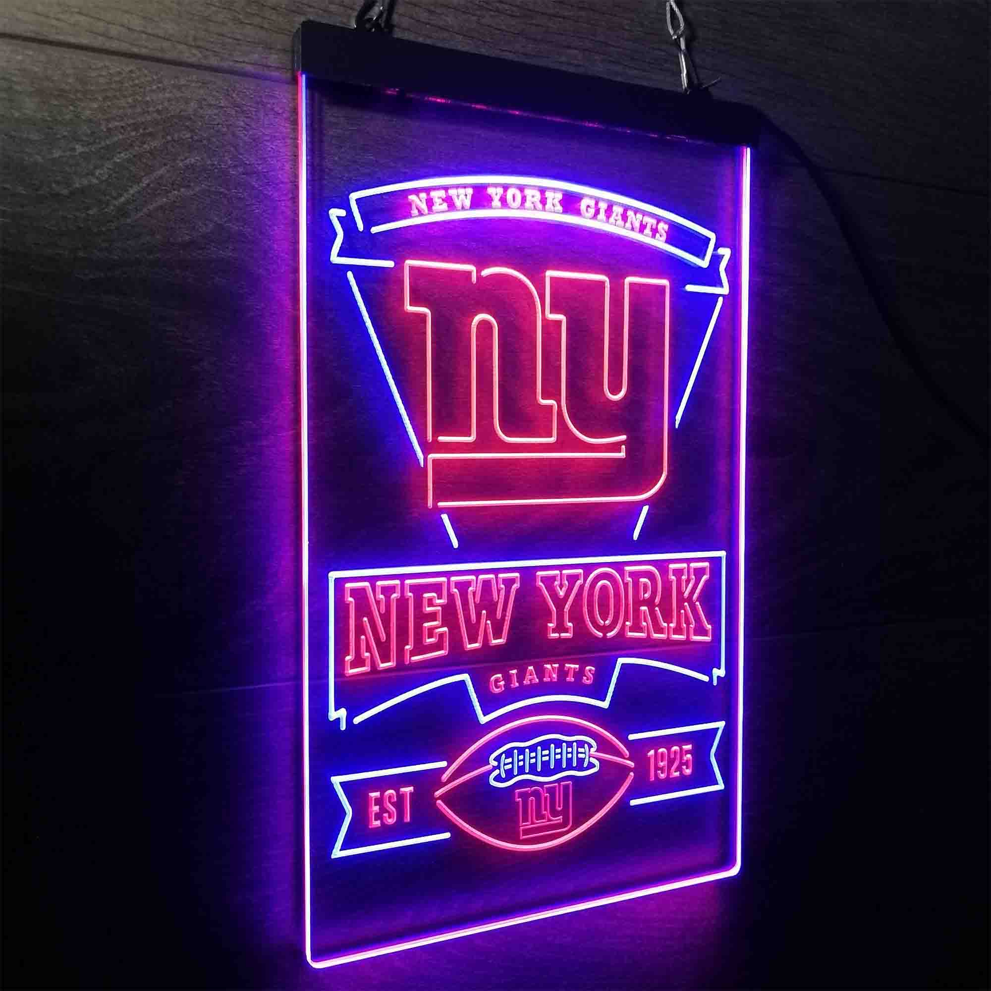 New York Giants Est. 1925 Neon-Like LED Light Sign