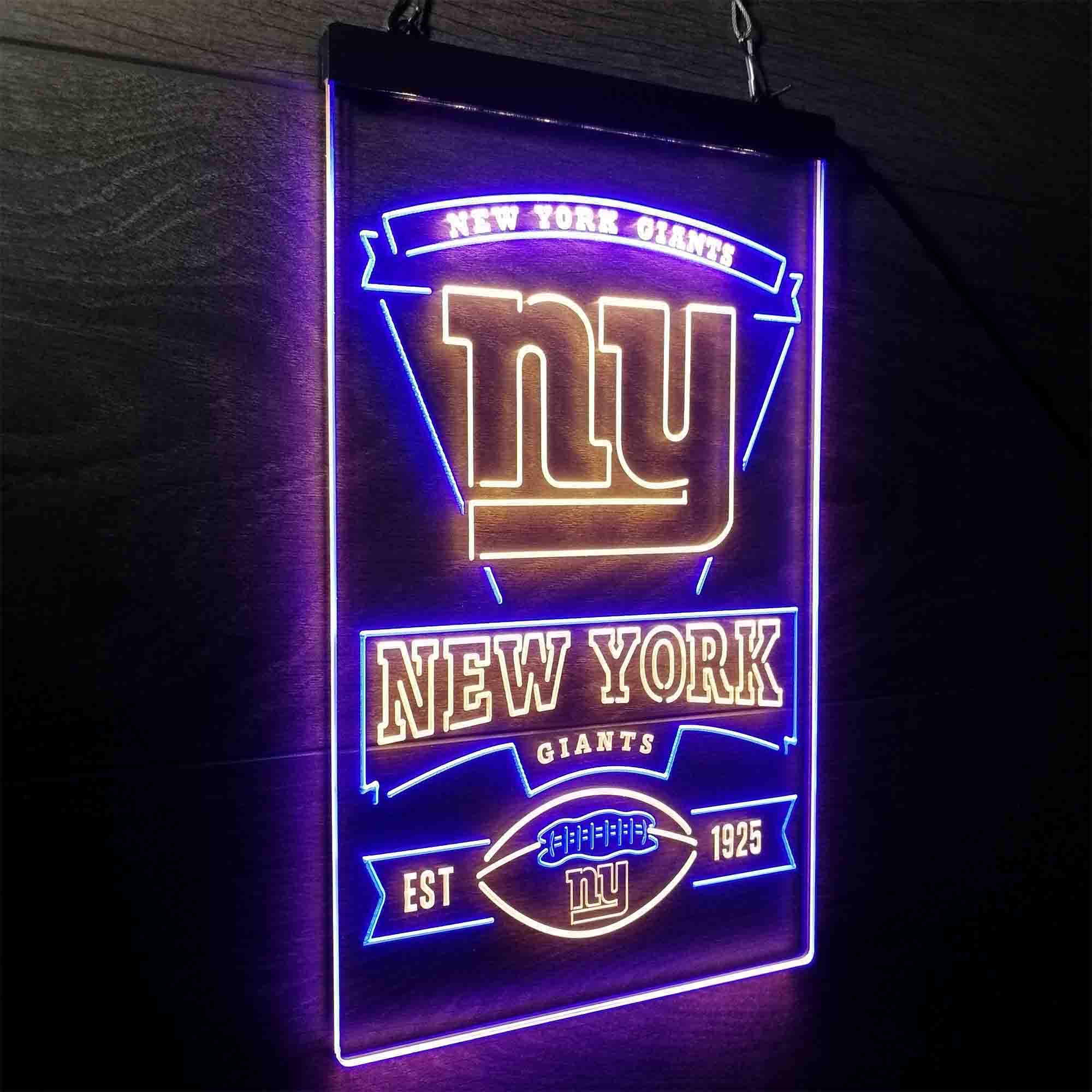 New York Giants Est. 1925 Neon-Like LED Light Sign