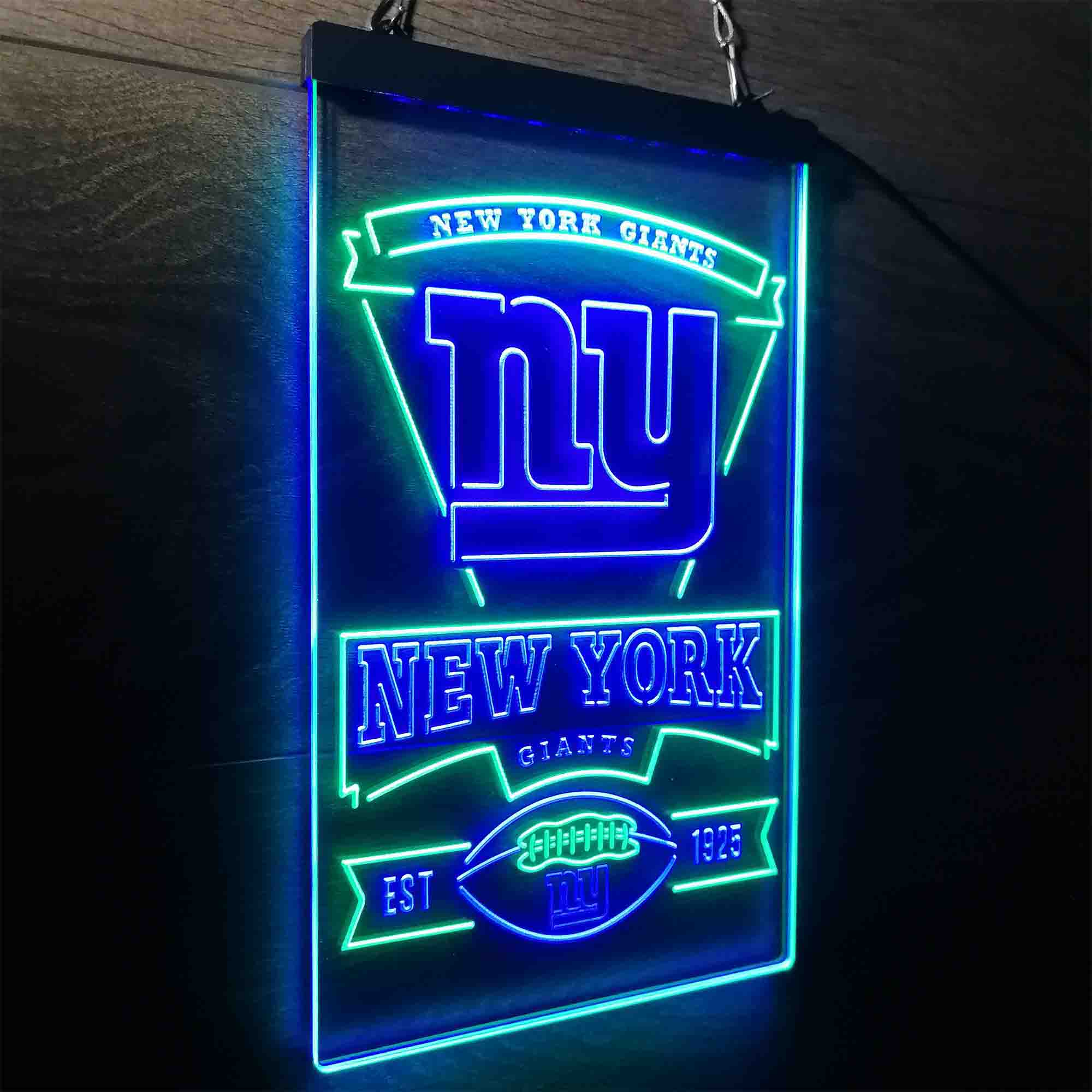 New York Giants Est. 1925 Neon-Like LED Light Sign