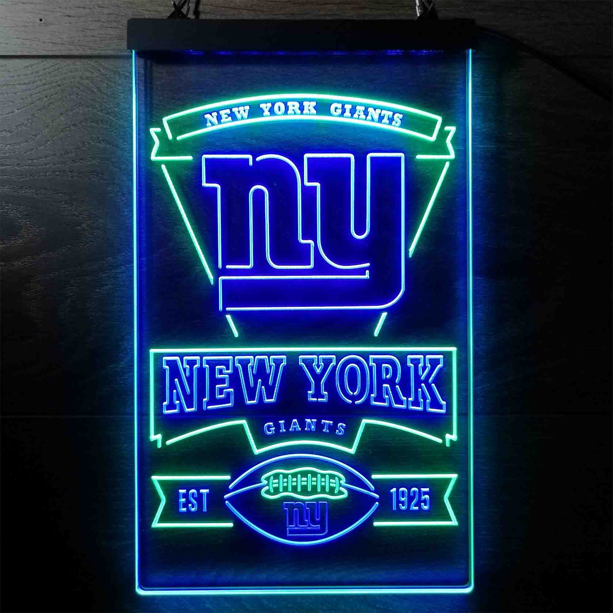 New York Giants Est. 1925 Neon-Like LED Light Sign