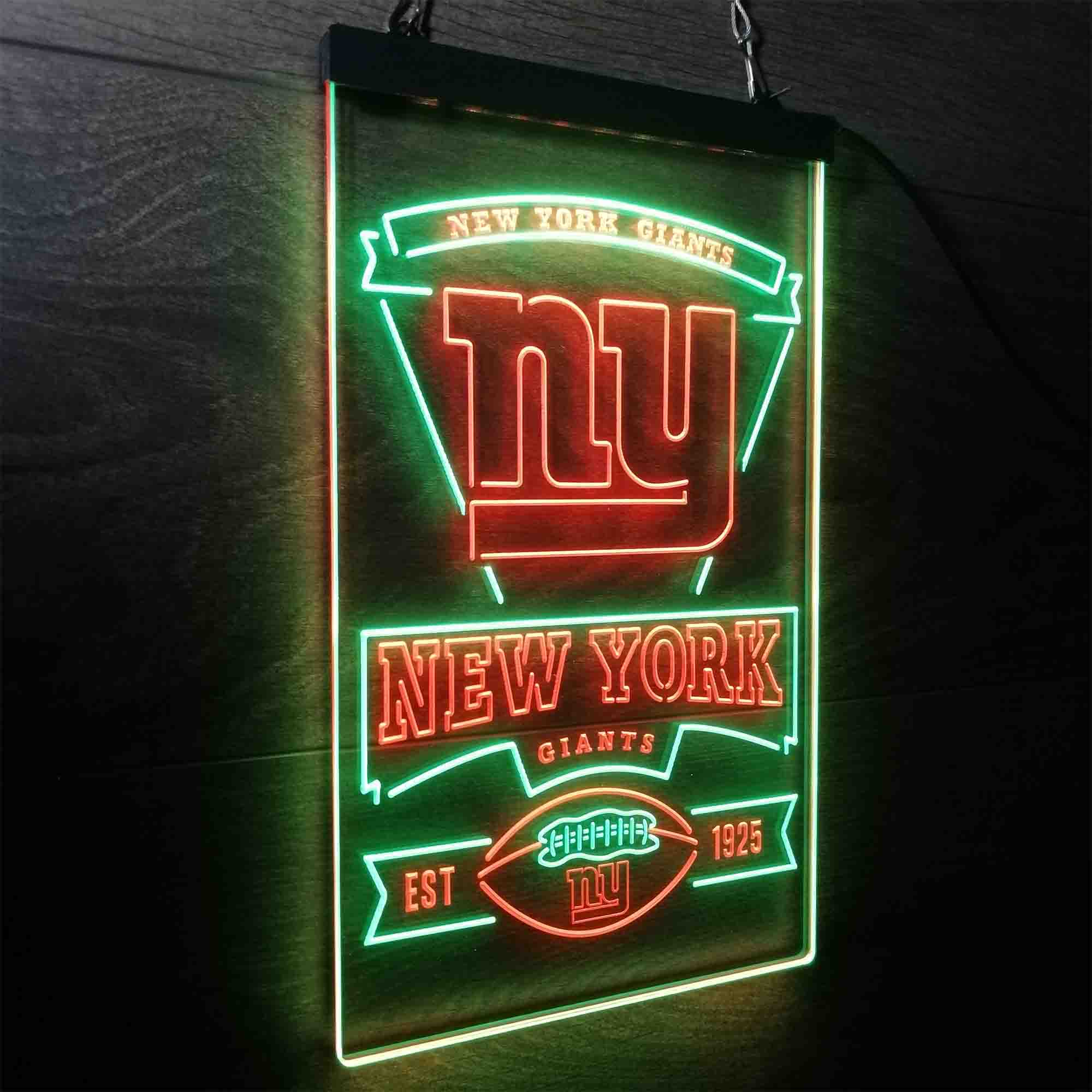 New York Giants Est. 1925 Neon-Like LED Light Sign