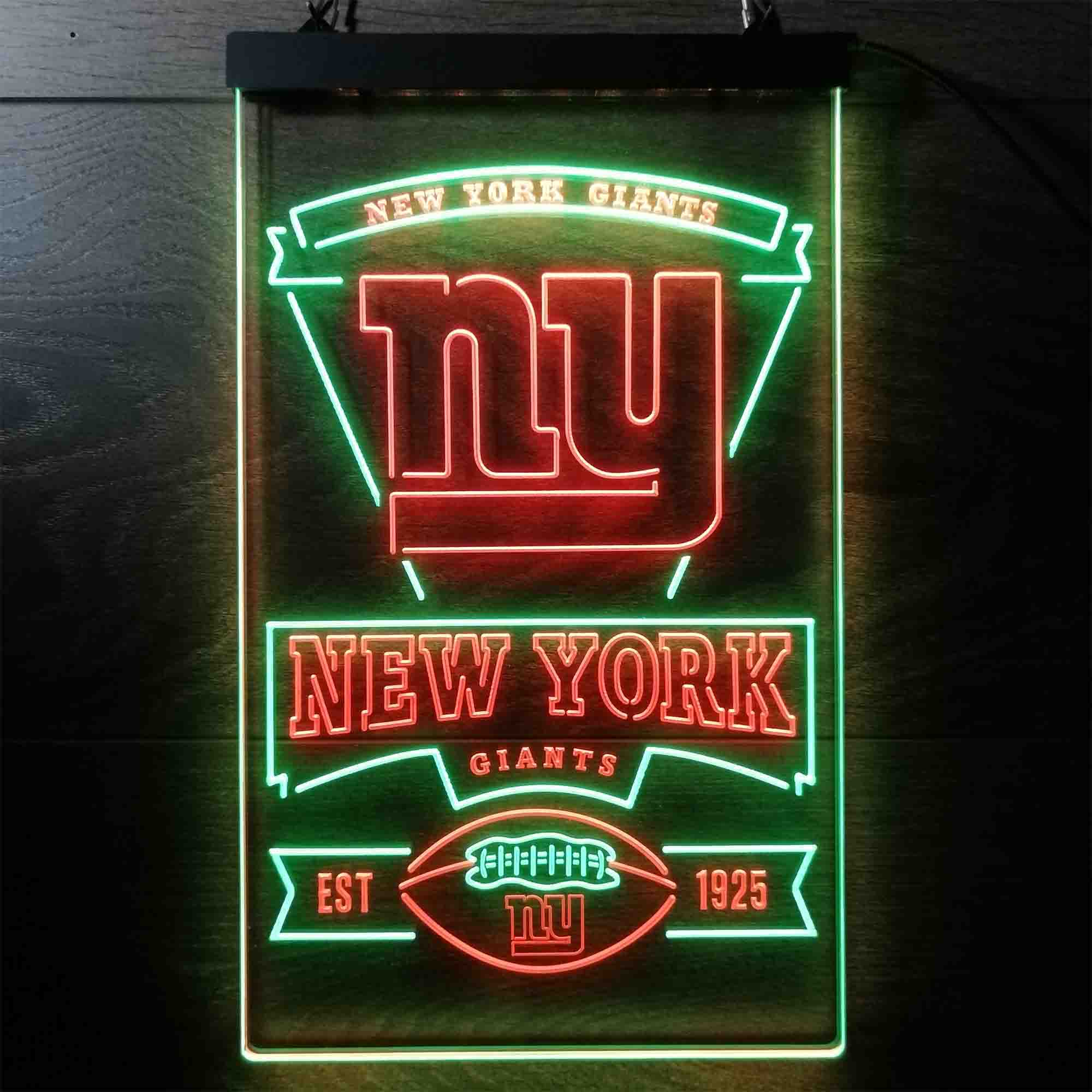 New York Giants Est. 1925 Neon-Like LED Light Sign