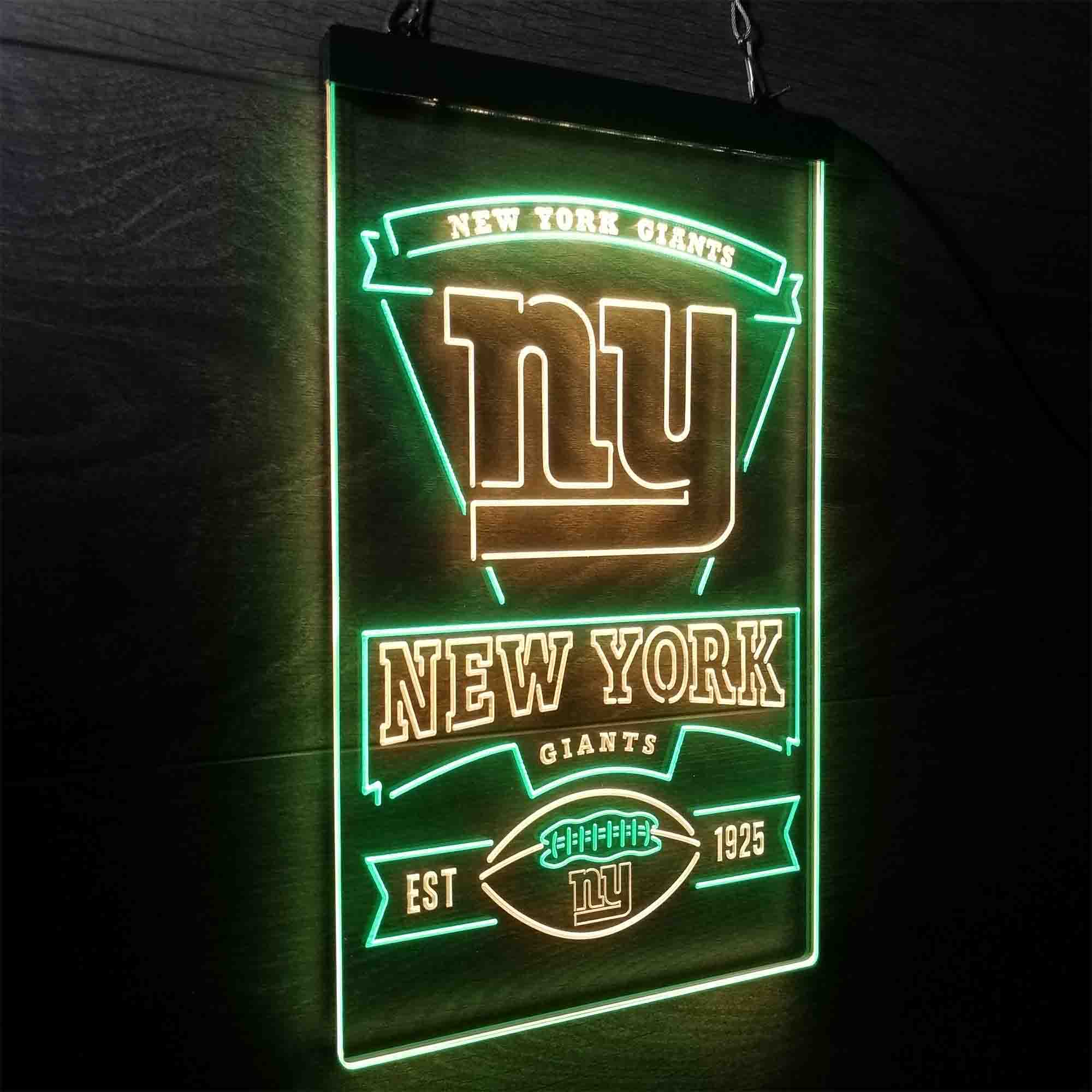 New York Giants Est. 1925 Neon-Like LED Light Sign