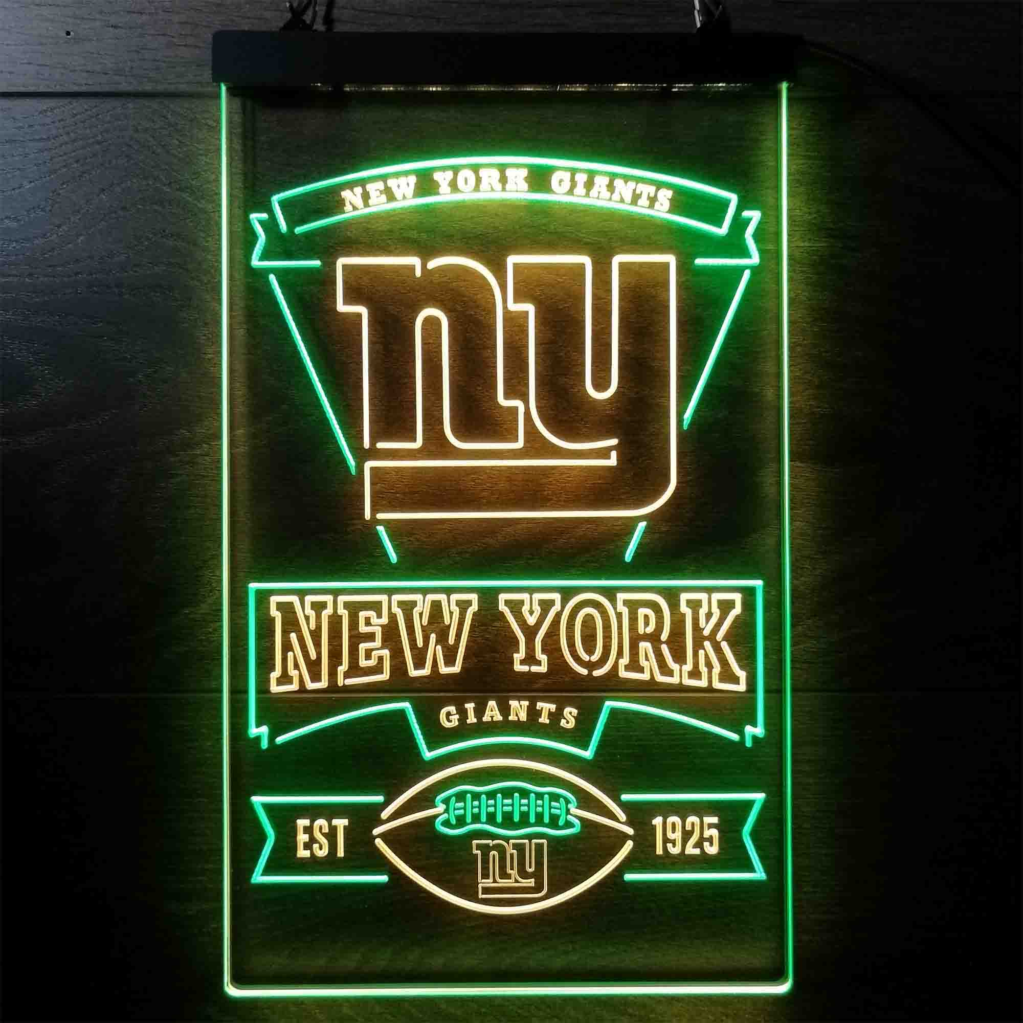 New York Giants Est. 1925 Neon-Like LED Light Sign