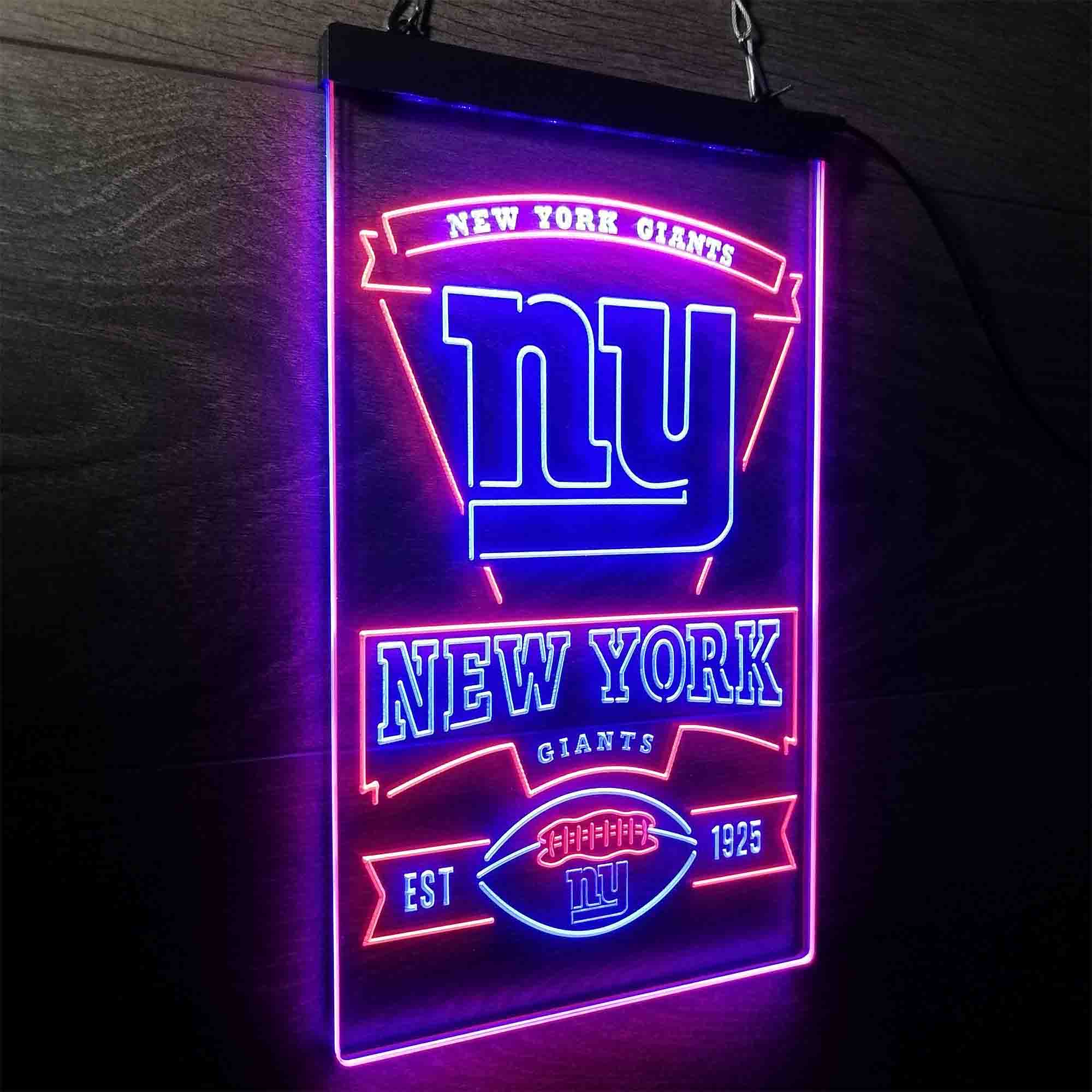 New York Giants Est. 1925 Neon-Like LED Light Sign