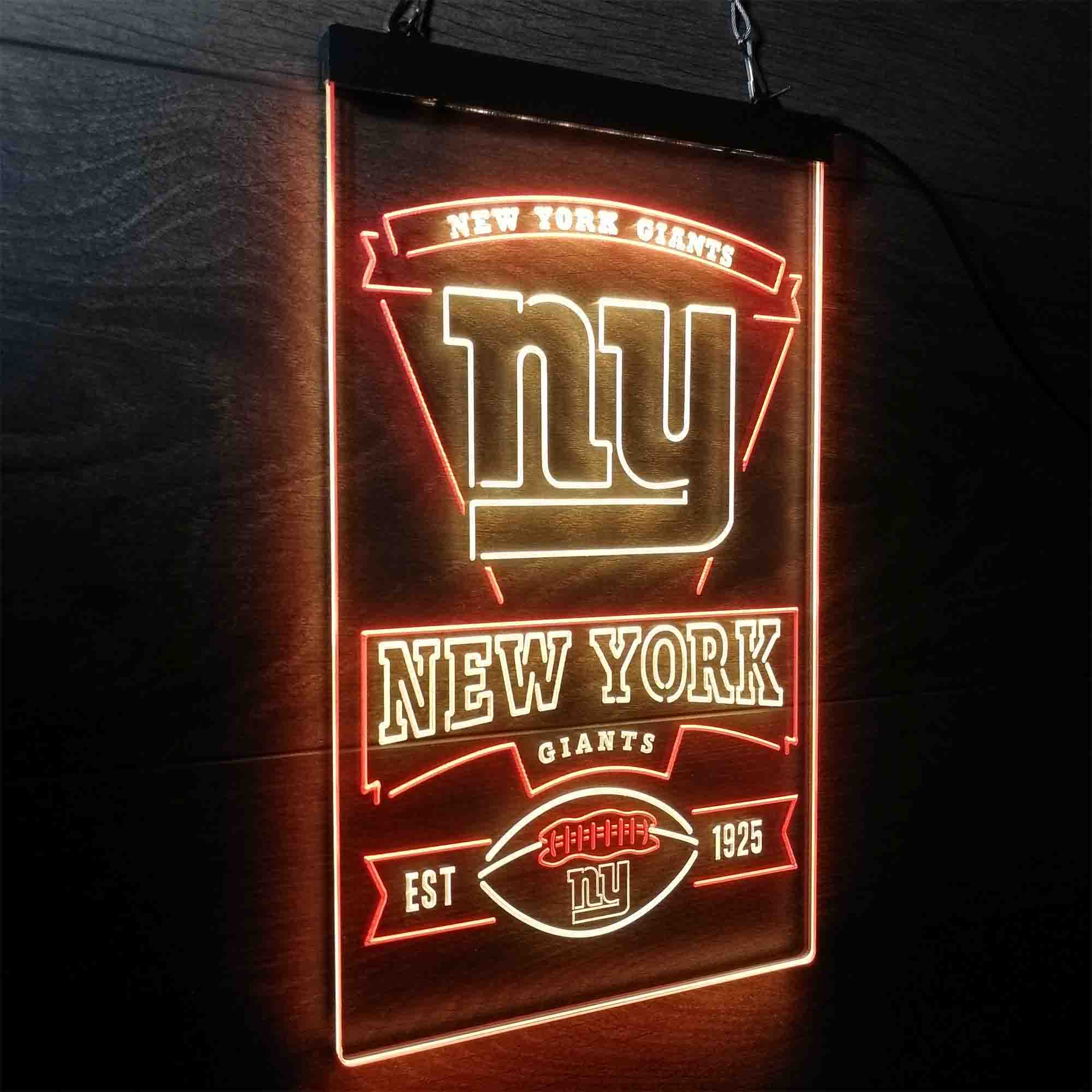 New York Giants Est. 1925 Neon-Like LED Light Sign