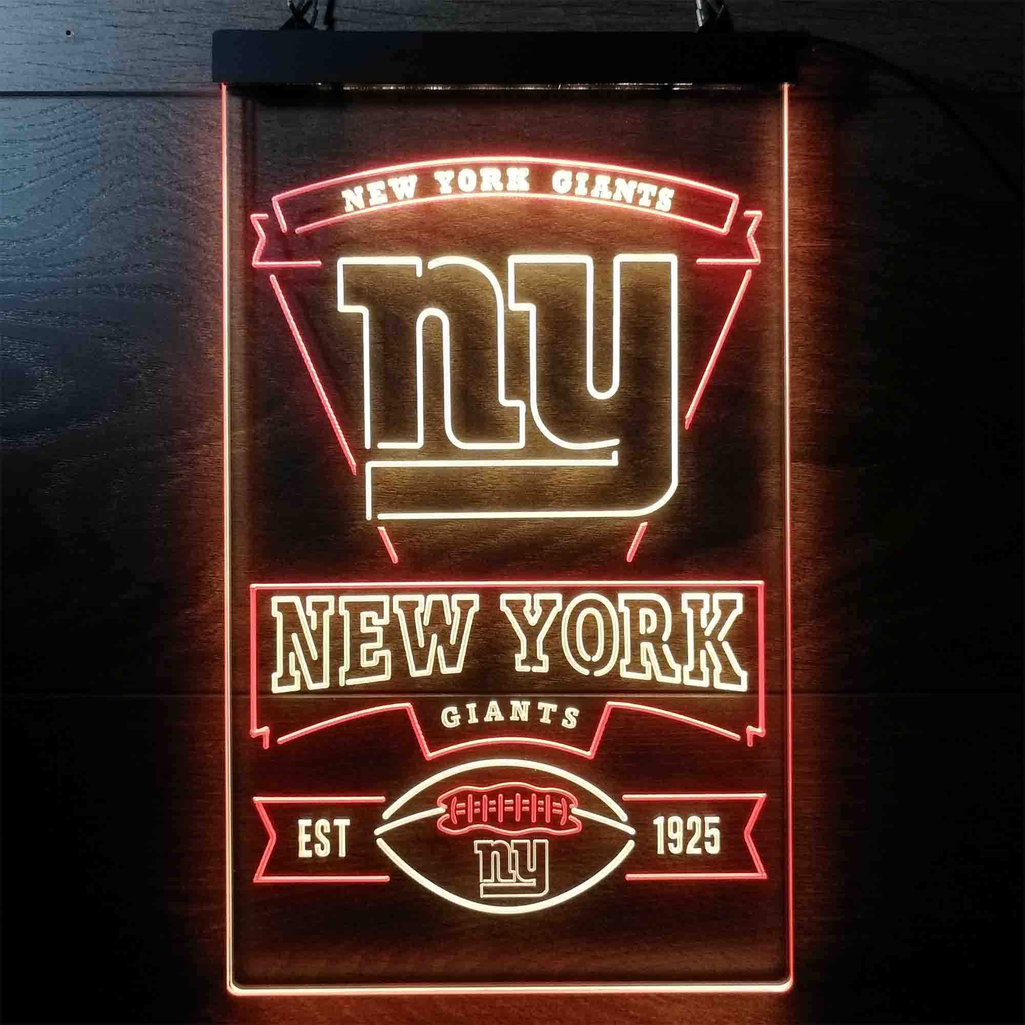 New York Giants Est. 1925 Neon-Like LED Light Sign