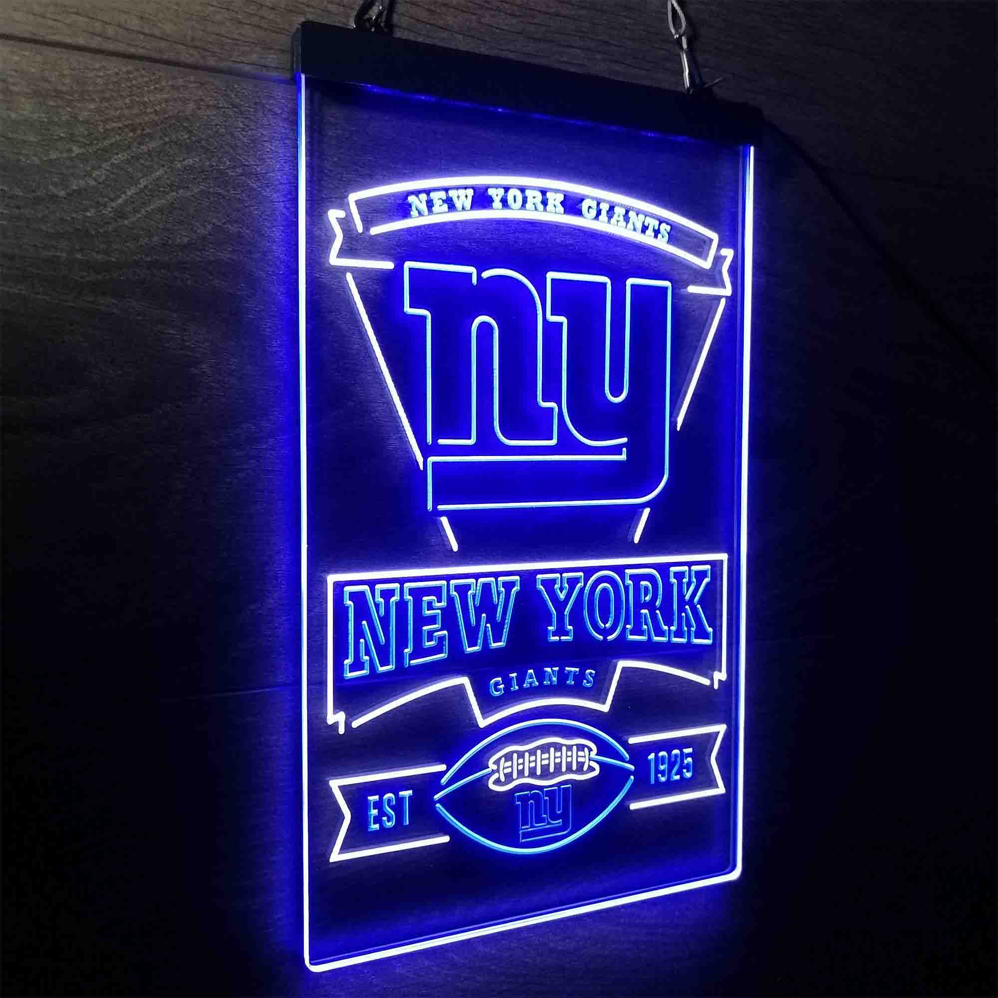 New York Giants Est. 1925 Neon-Like LED Light Sign