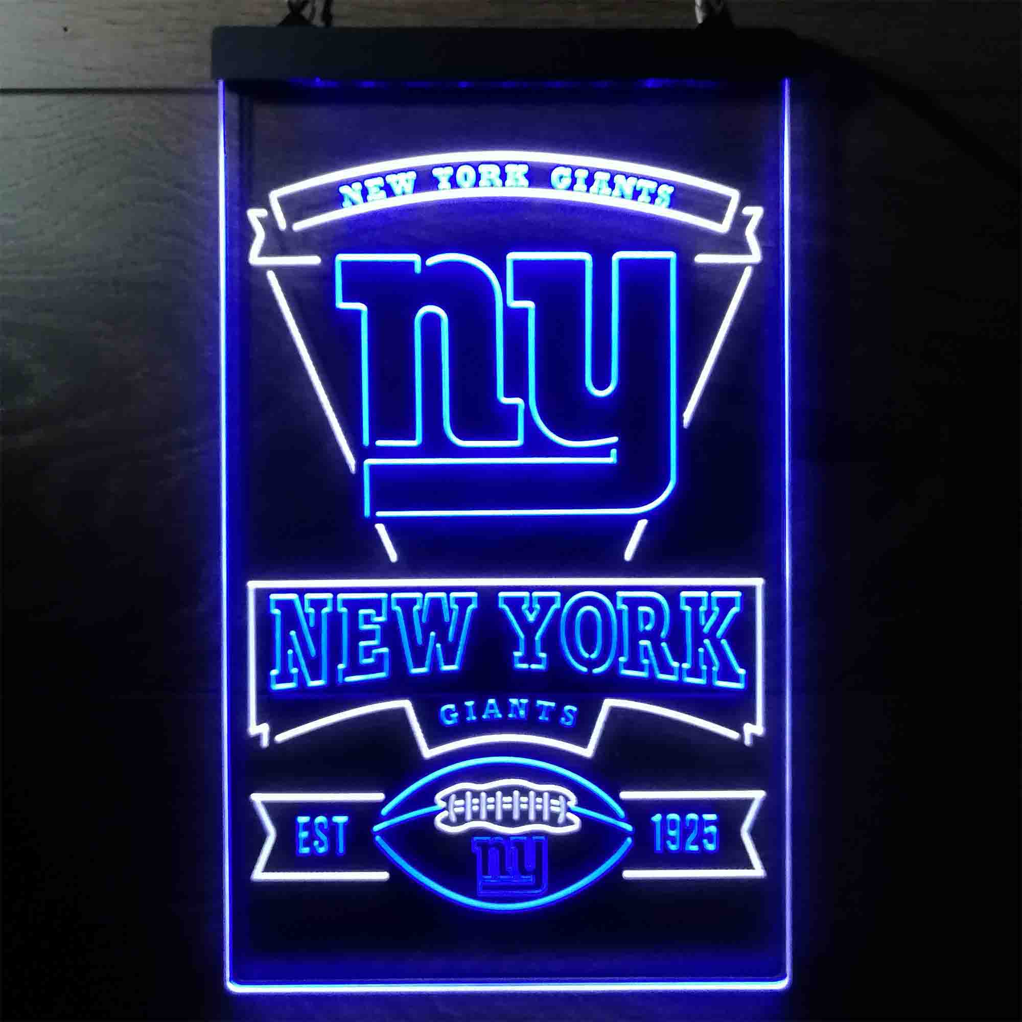 New York Giants Est. 1925 Neon-Like LED Light Sign