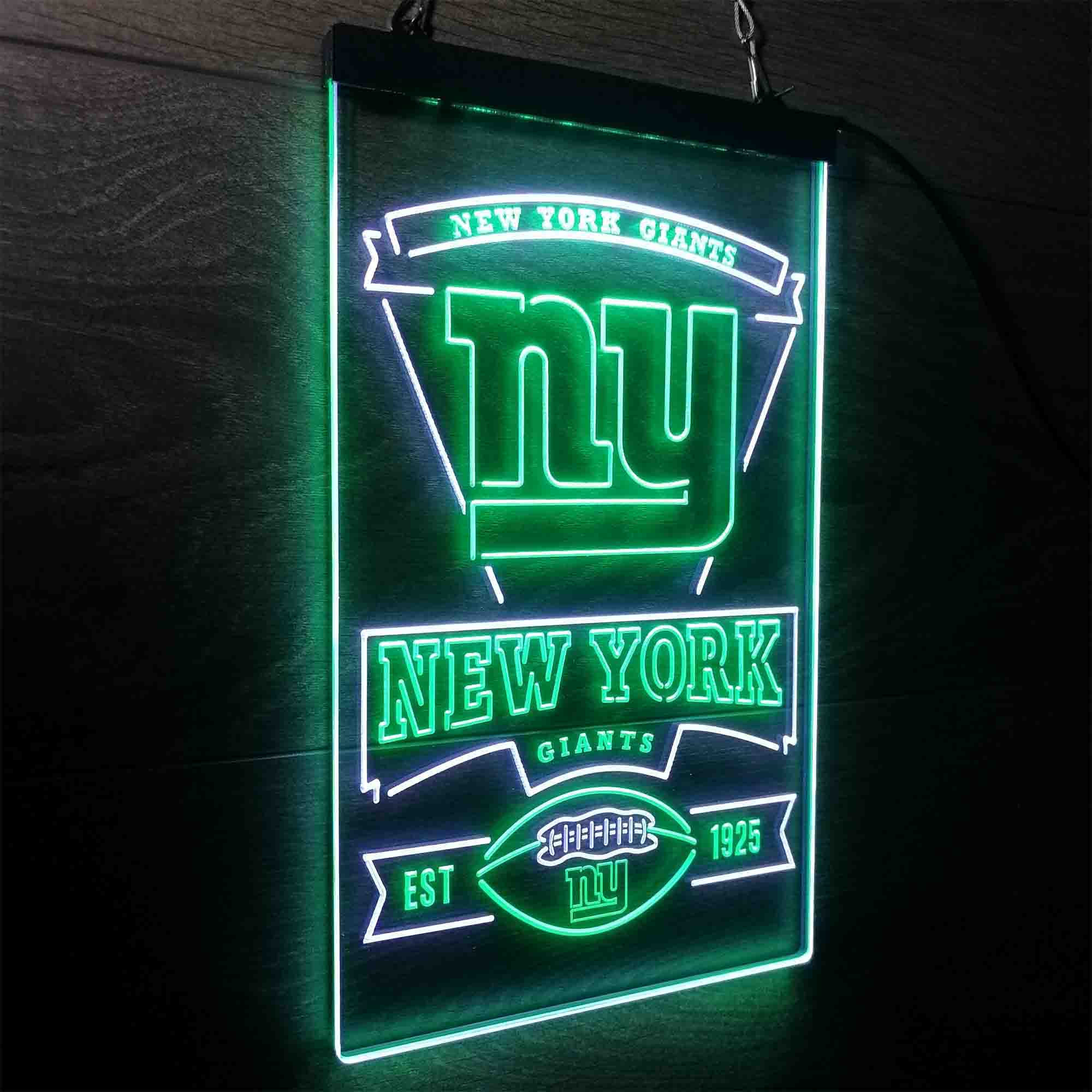 New York Giants Est. 1925 Neon-Like LED Light Sign