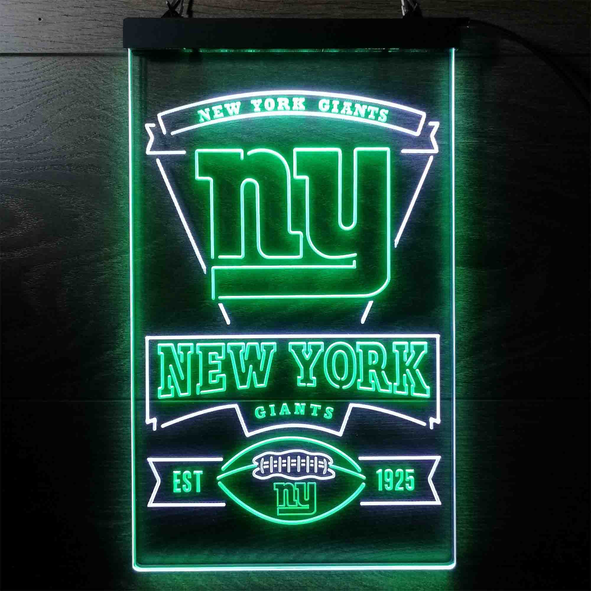 New York Giants Est. 1925 Neon-Like LED Light Sign