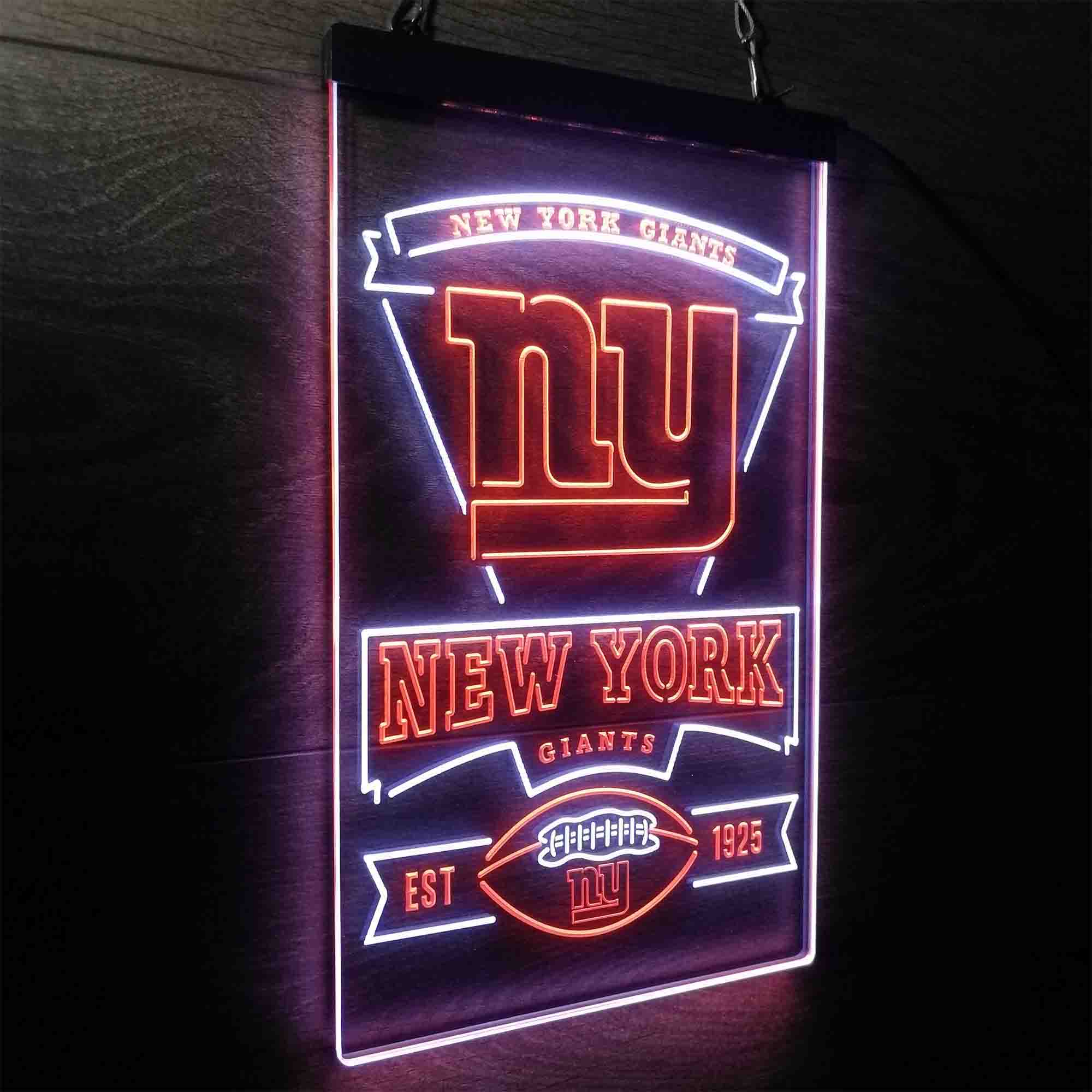 New York Giants Est. 1925 Neon-Like LED Light Sign