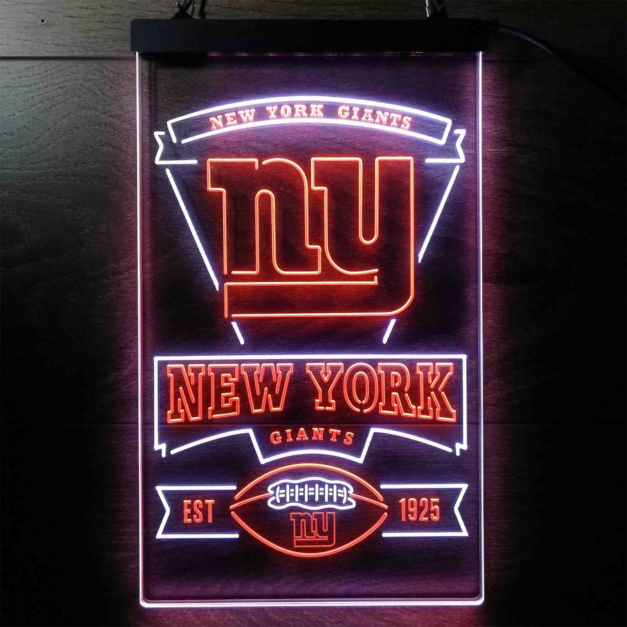 New York Giants Est. 1925 Neon-Like LED Light Sign