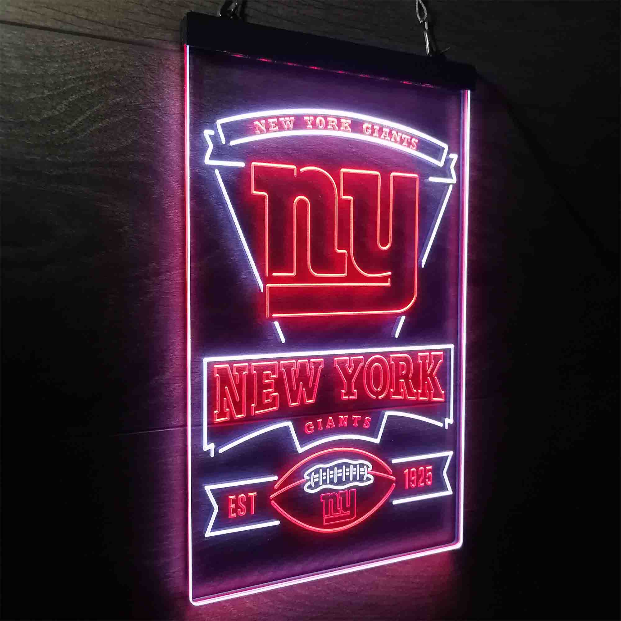 New York Giants Est. 1925 Neon-Like LED Light Sign