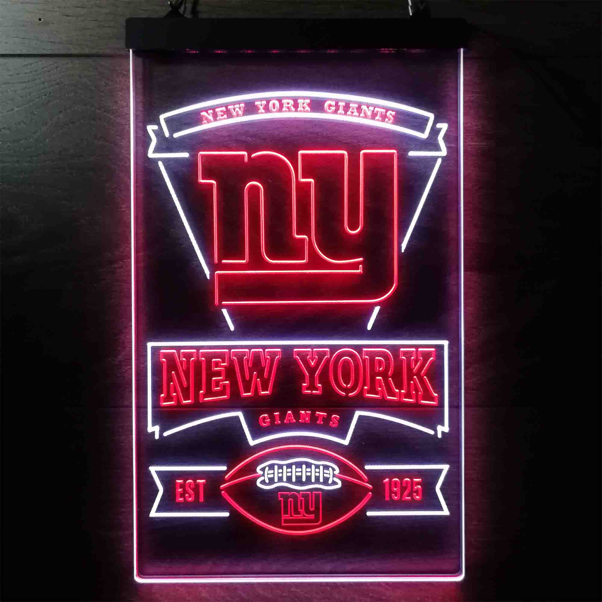 New York Giants Est. 1925 Neon-Like LED Light Sign