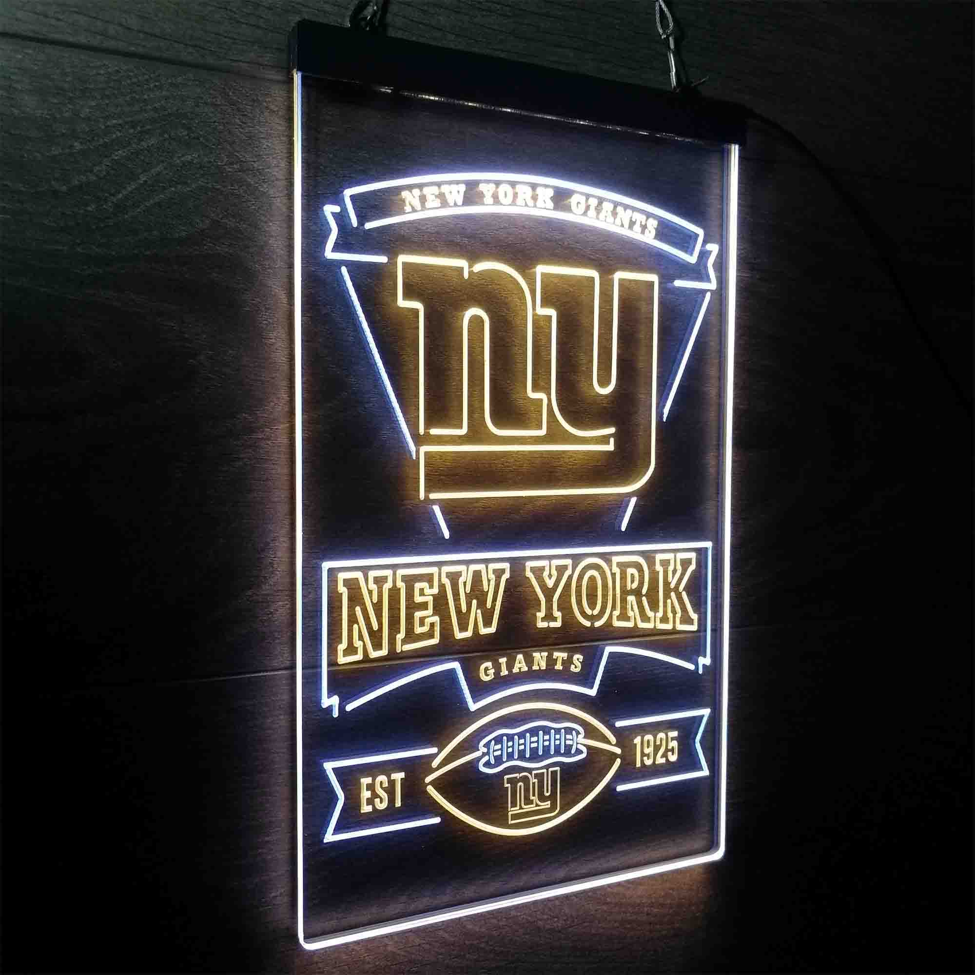 New York Giants Est. 1925 Neon-Like LED Light Sign