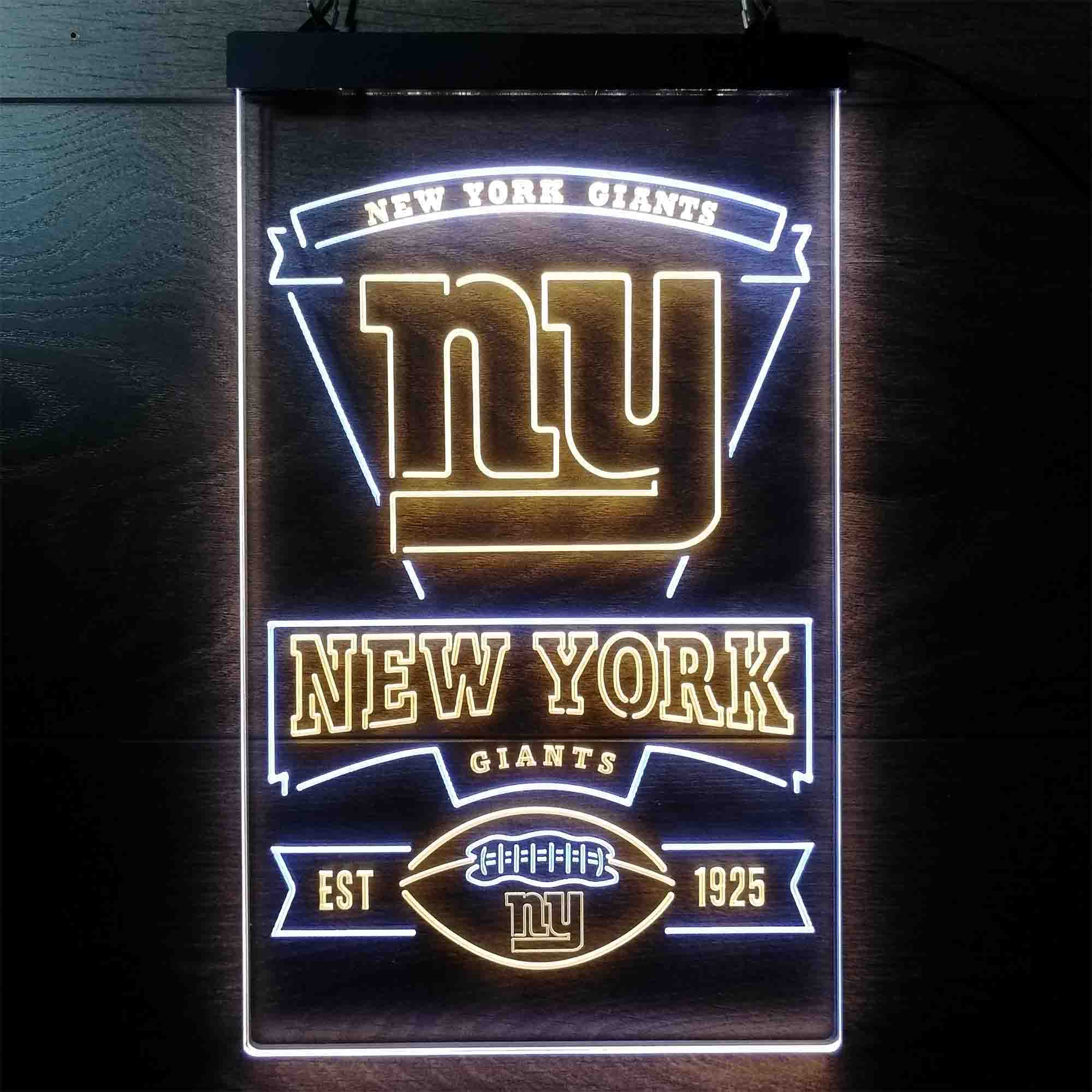 New York Giants Est. 1925 Neon-Like LED Light Sign