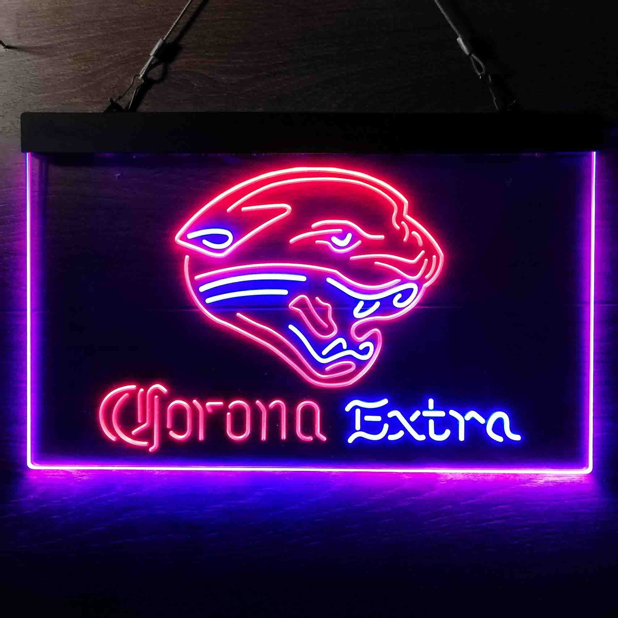 Jacksonville Jaguars Corona Extra Bar Neon-Like LED Sign - ProLedSign