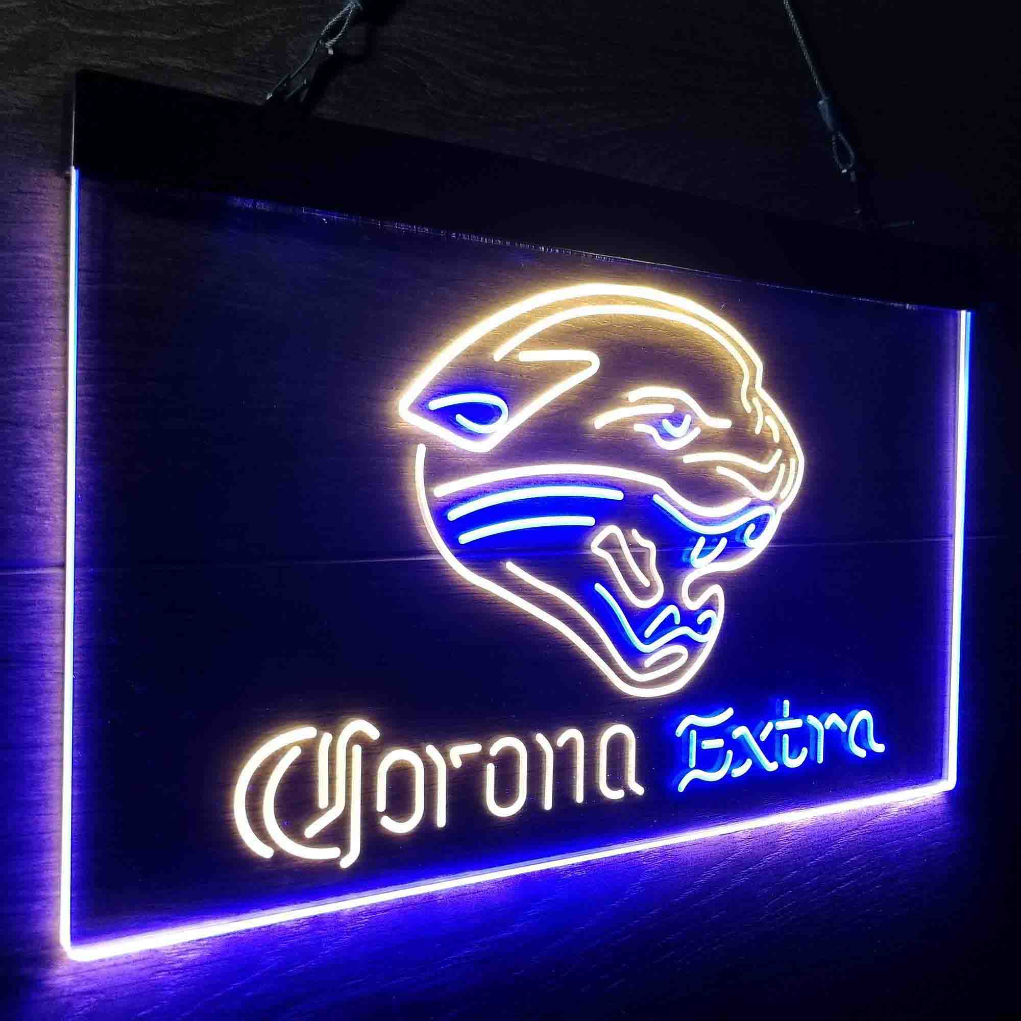 Jacksonville Jaguars Corona Extra Bar Neon-Like LED Sign - ProLedSign