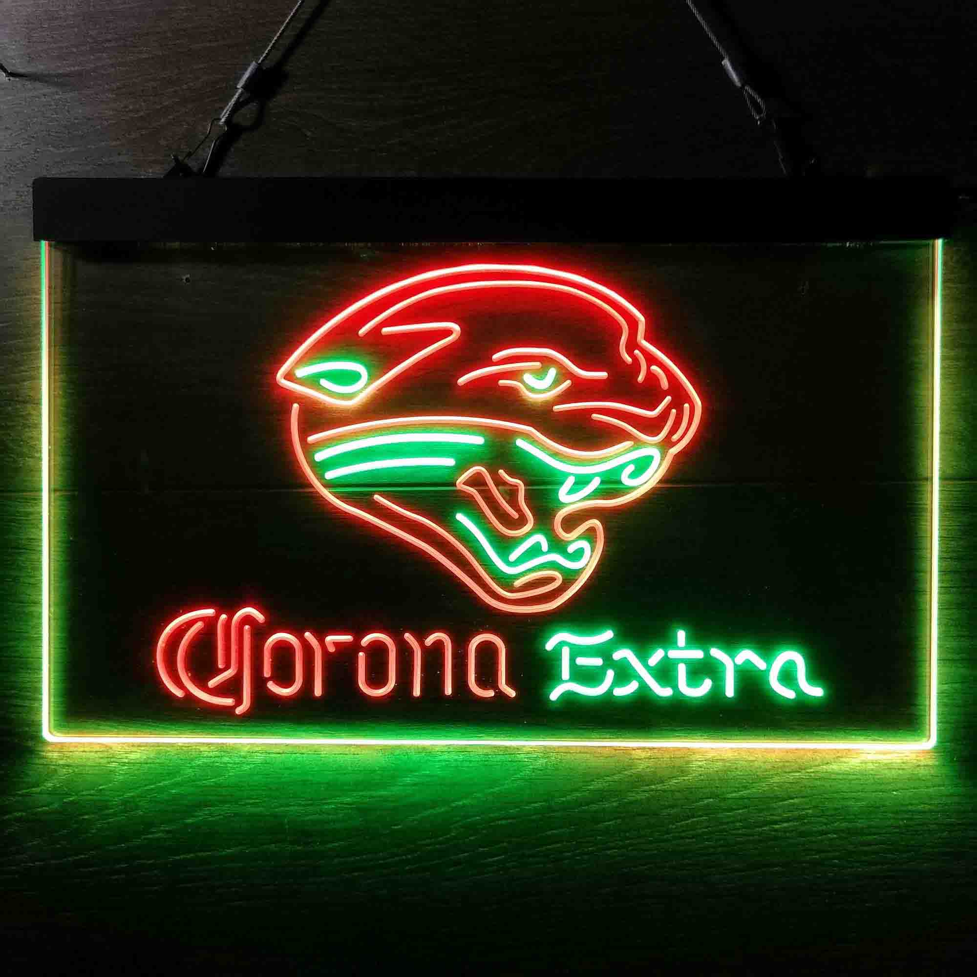 Jacksonville Jaguars Corona Extra Bar Neon-Like LED Sign - ProLedSign