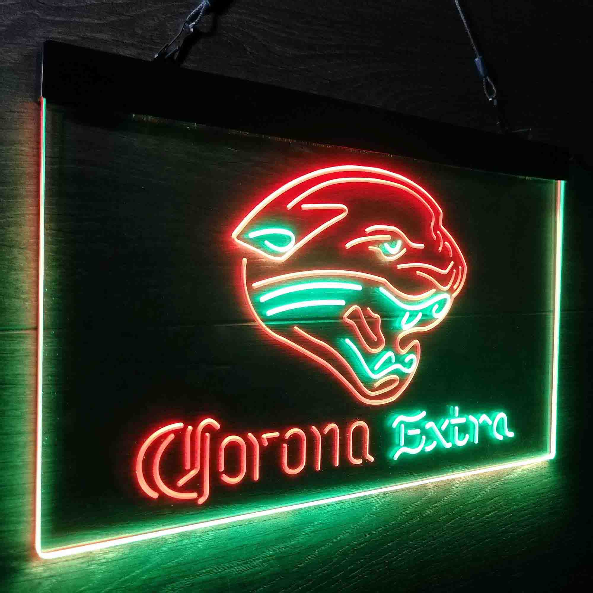 Jacksonville Jaguars Corona Extra Bar Neon-Like LED Sign - ProLedSign