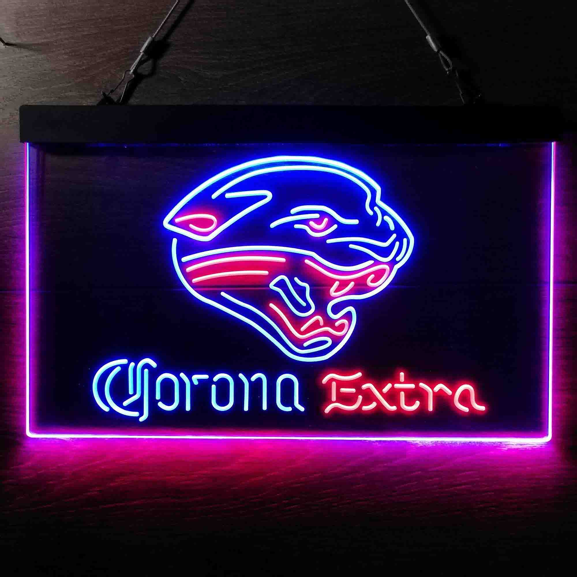 Jacksonville Jaguars Corona Extra Bar Neon-Like LED Sign - ProLedSign