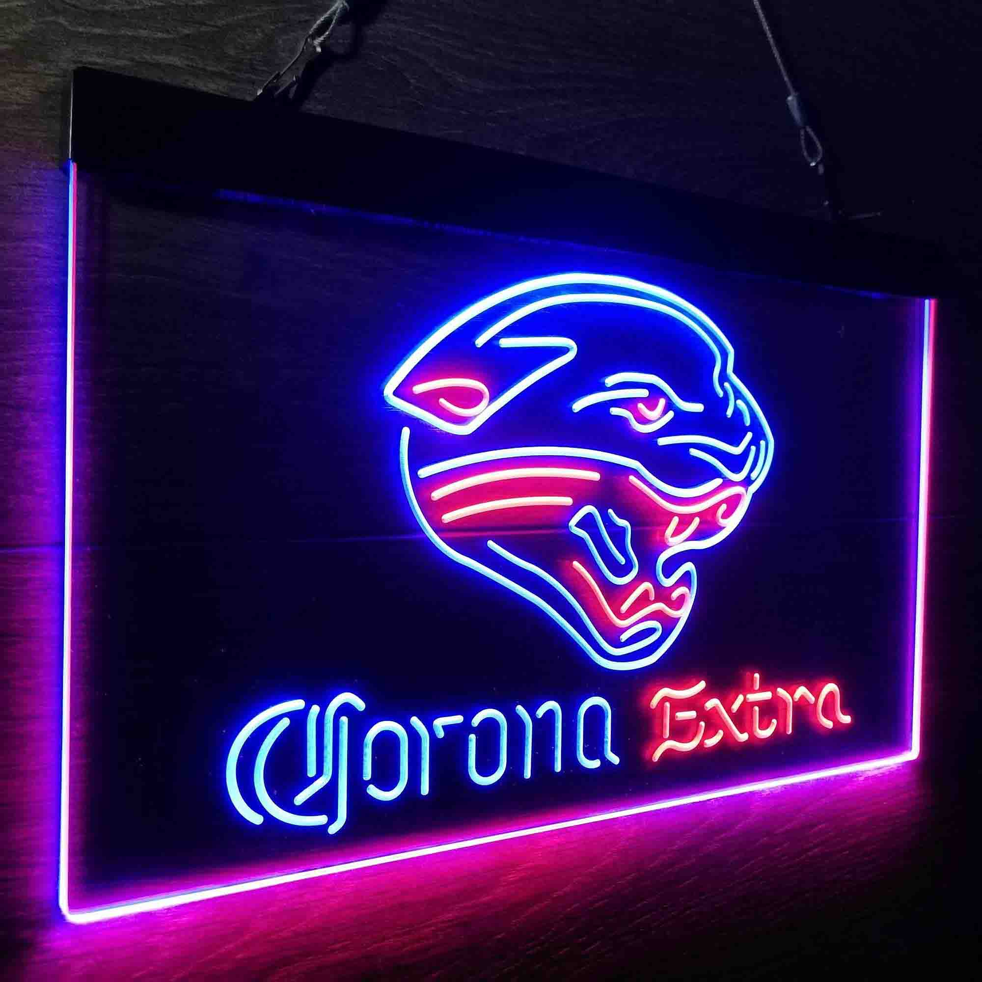 Jacksonville Jaguars Corona Extra Bar Neon-Like LED Sign - ProLedSign