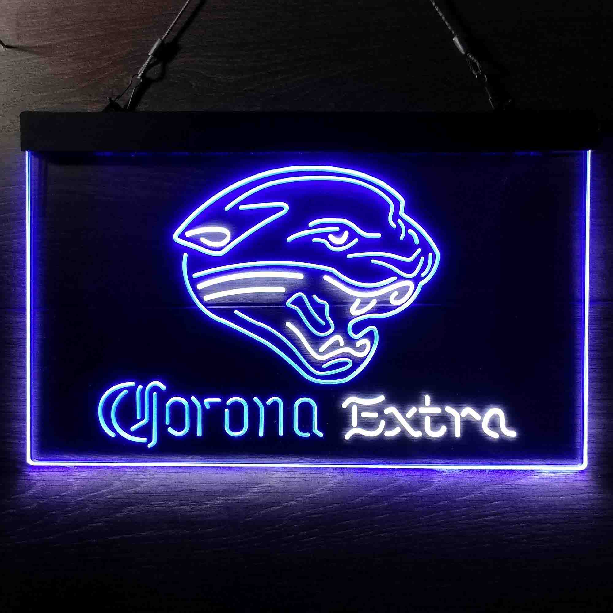 Jacksonville Jaguars Corona Extra Bar Neon-Like LED Sign - ProLedSign