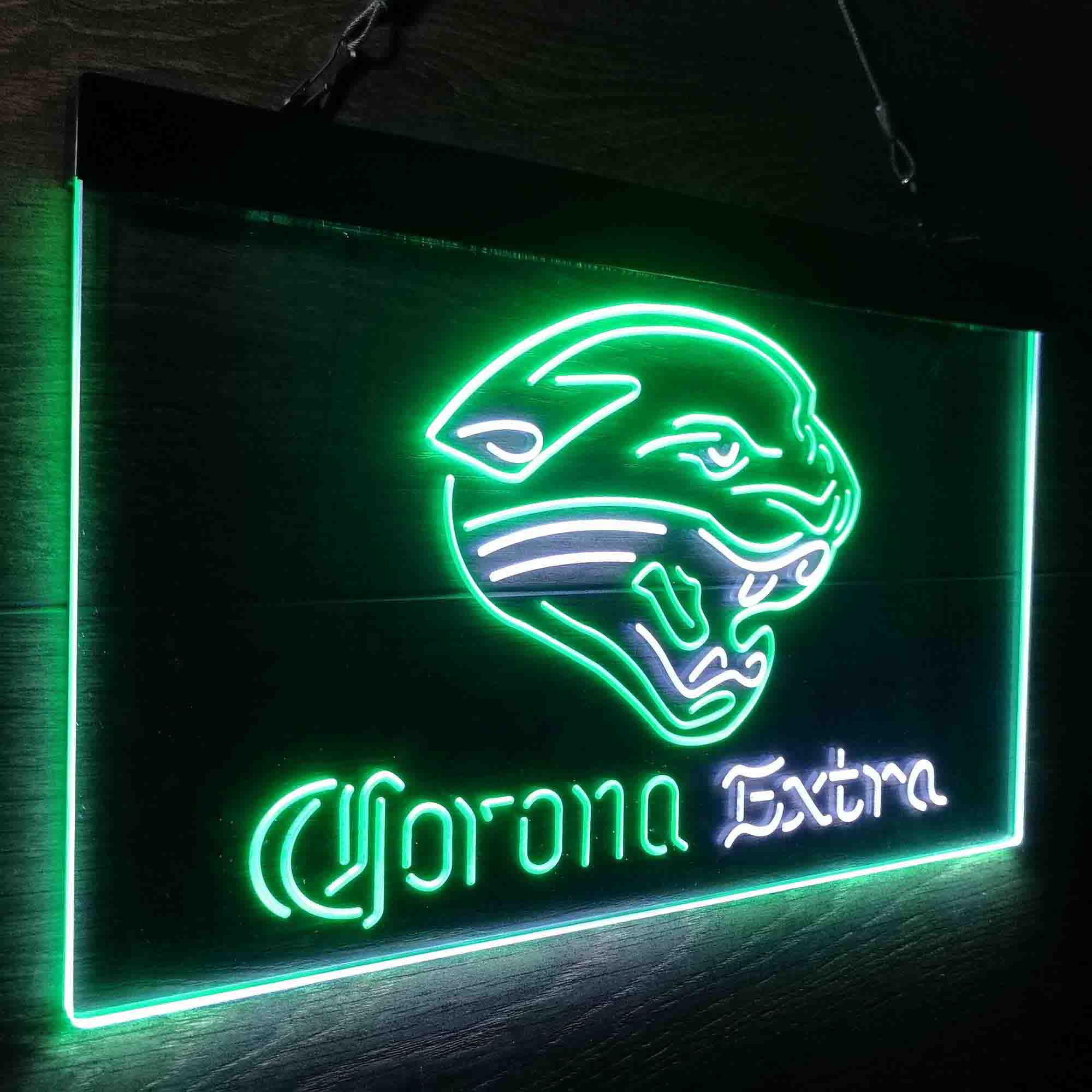 Jacksonville Jaguars Corona Extra Bar Neon-Like LED Sign - ProLedSign