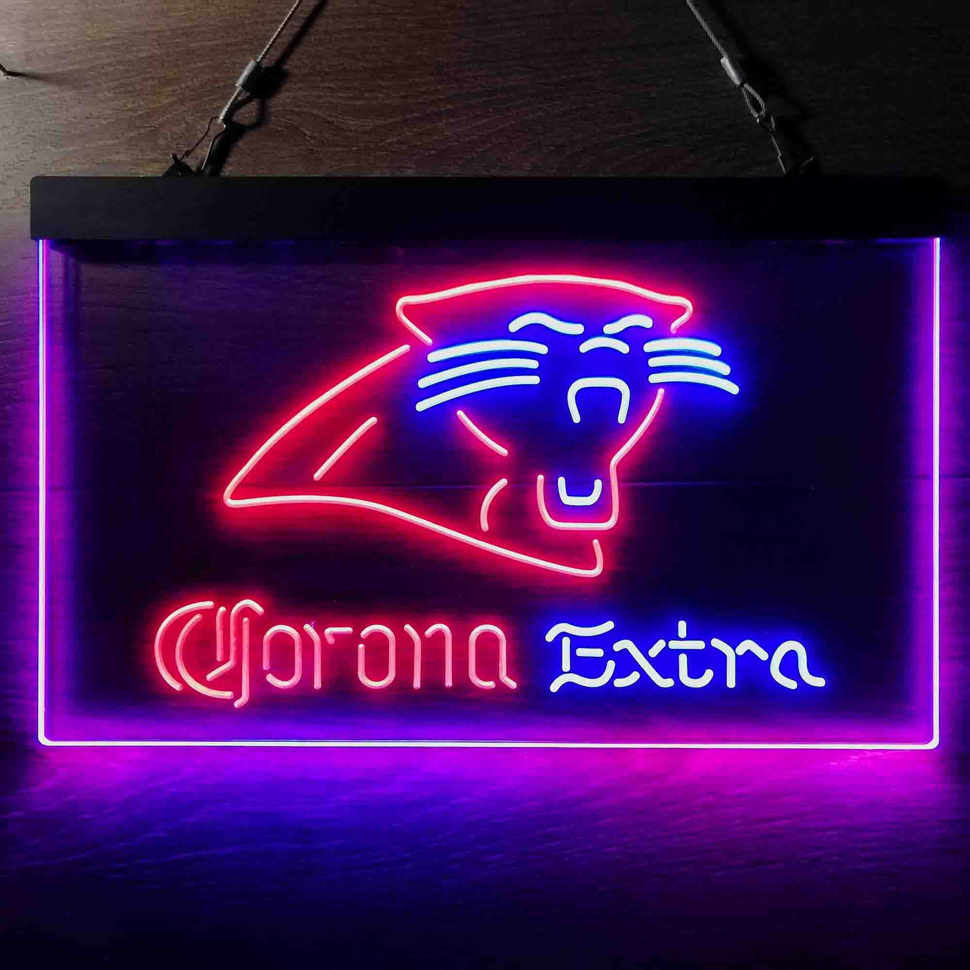 Carolina Panthers Corona Extra Neon-Like LED Sign - ProLedSign