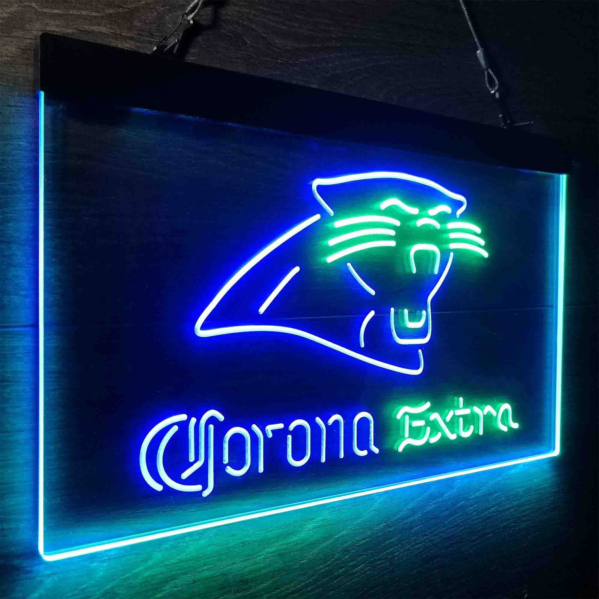 Carolina Panthers Corona Extra Neon-Like LED Sign - ProLedSign