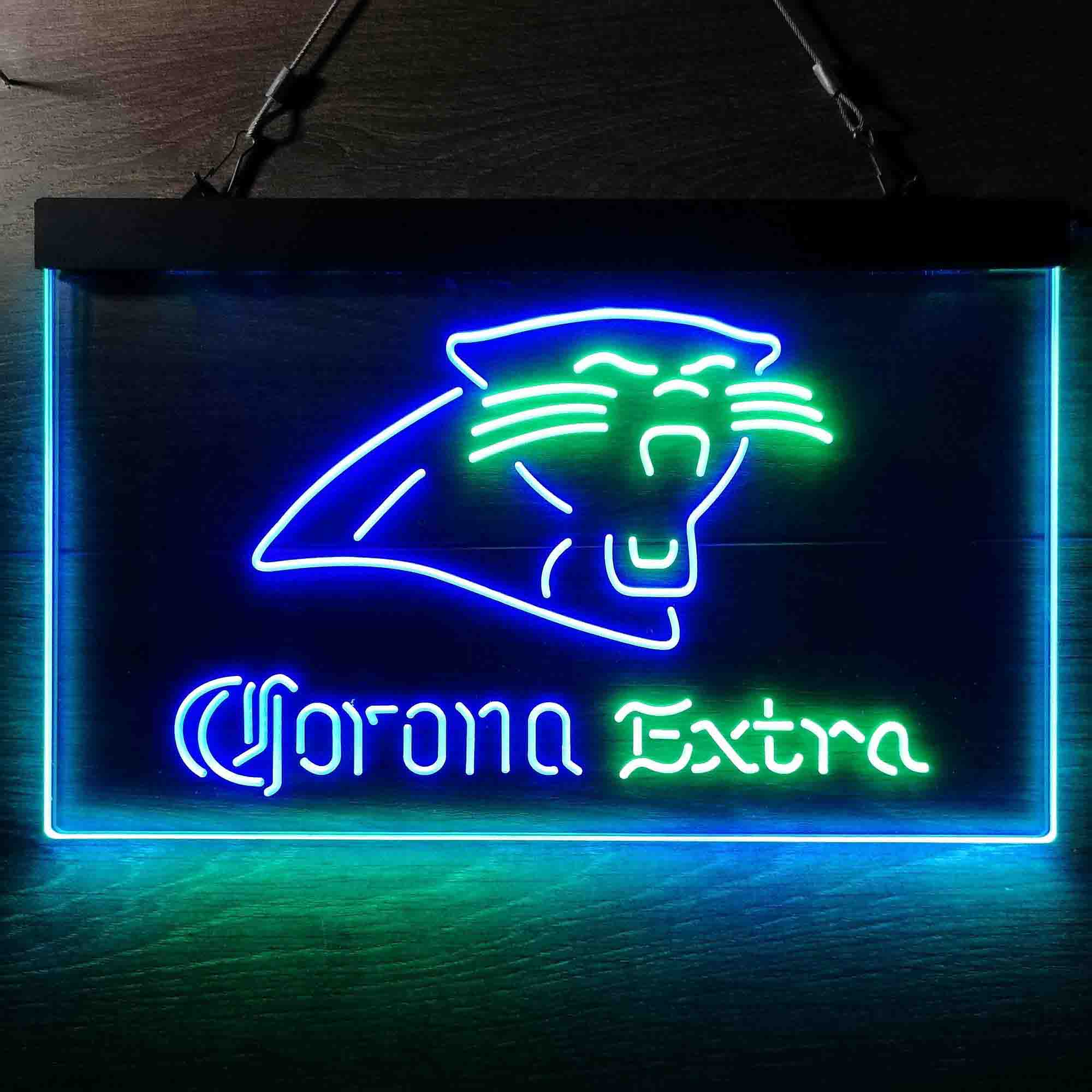 Carolina Panthers Corona Extra Neon-Like LED Sign - ProLedSign