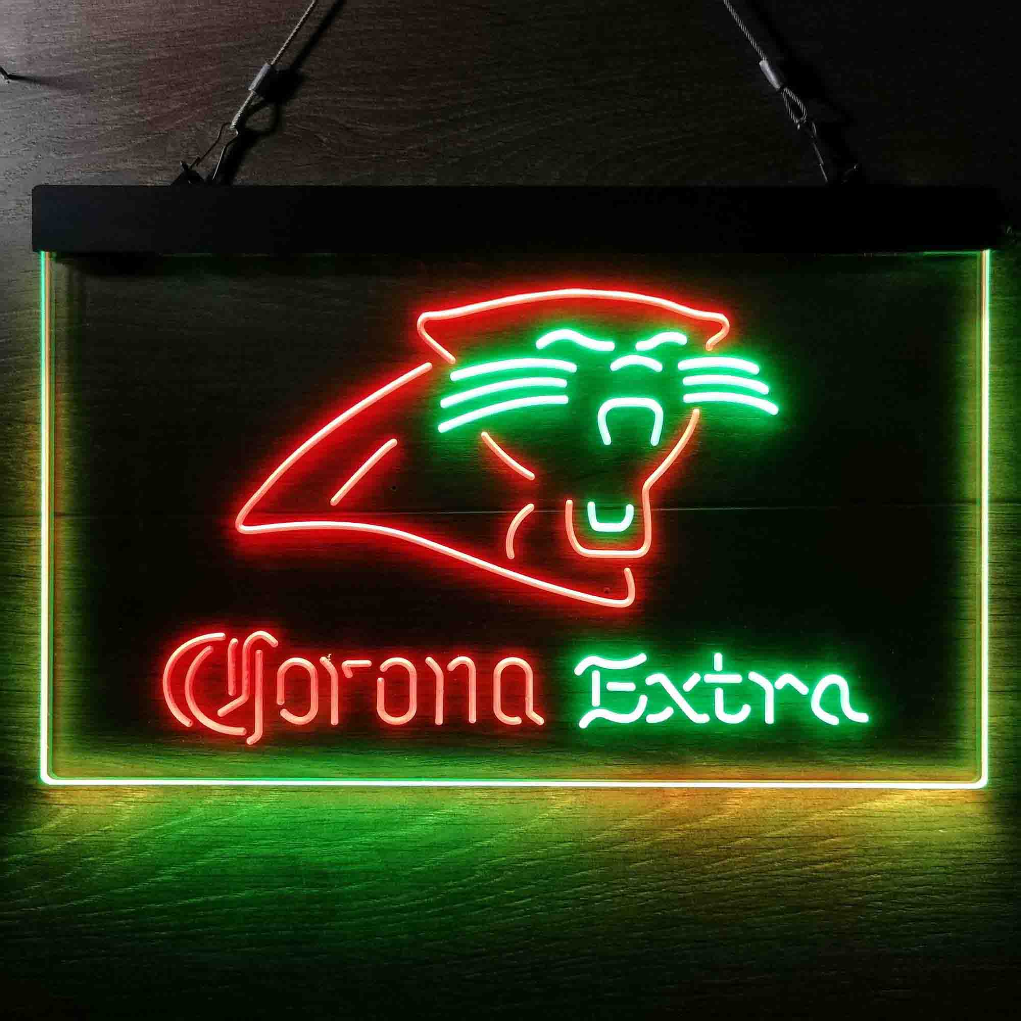 Carolina Panthers Corona Extra Neon-Like LED Sign - ProLedSign