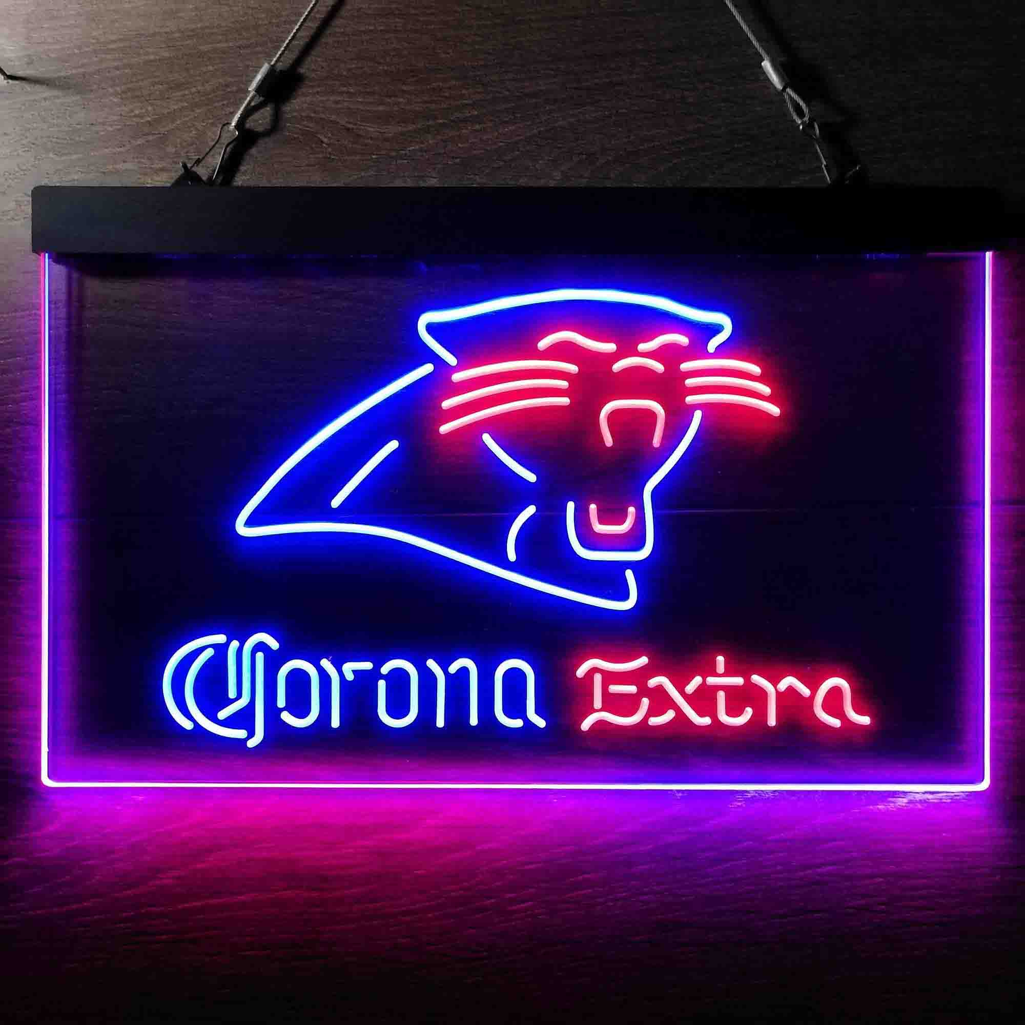 Carolina Panthers Corona Extra Neon-Like LED Sign - ProLedSign