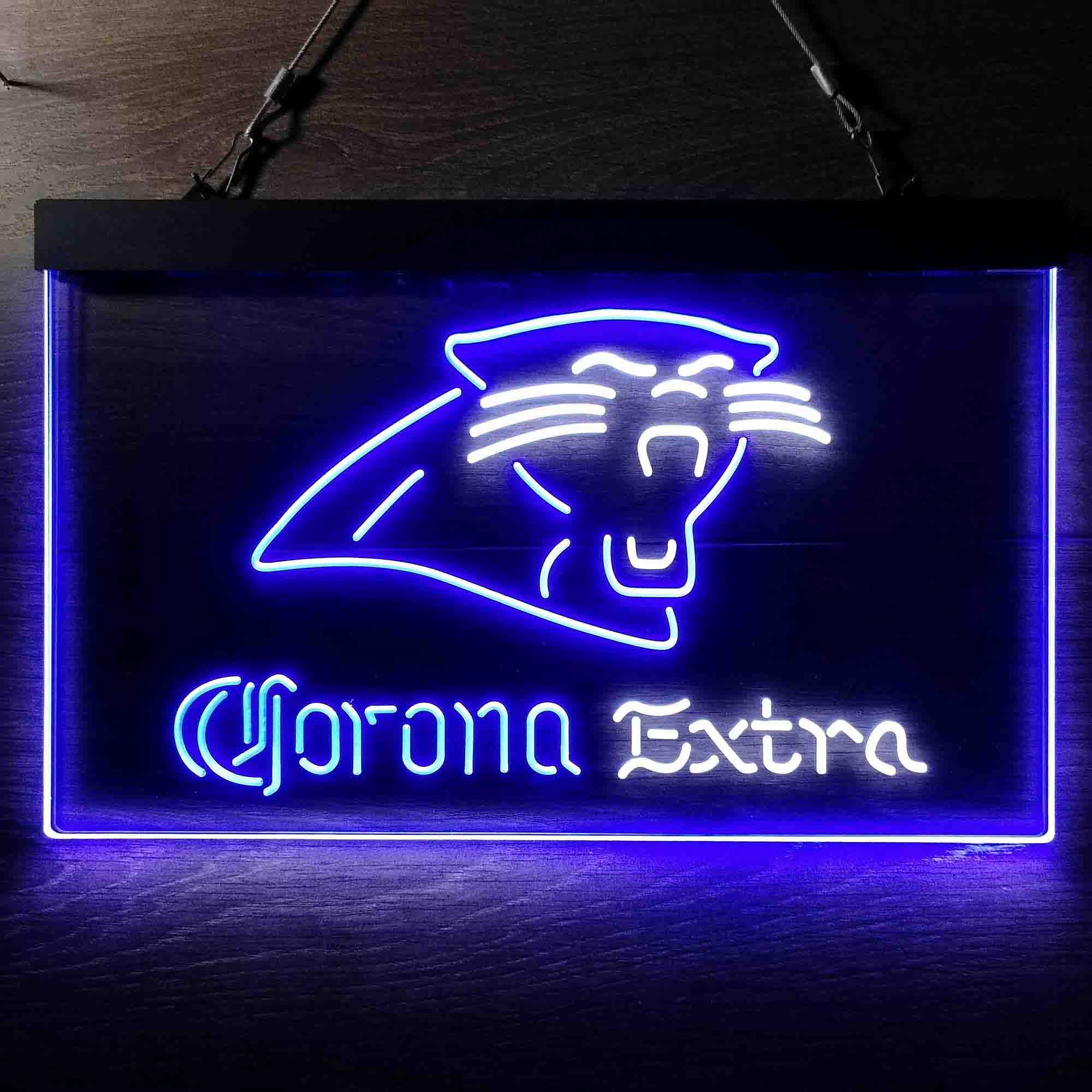 Carolina Panthers Corona Extra Neon-Like LED Sign - ProLedSign