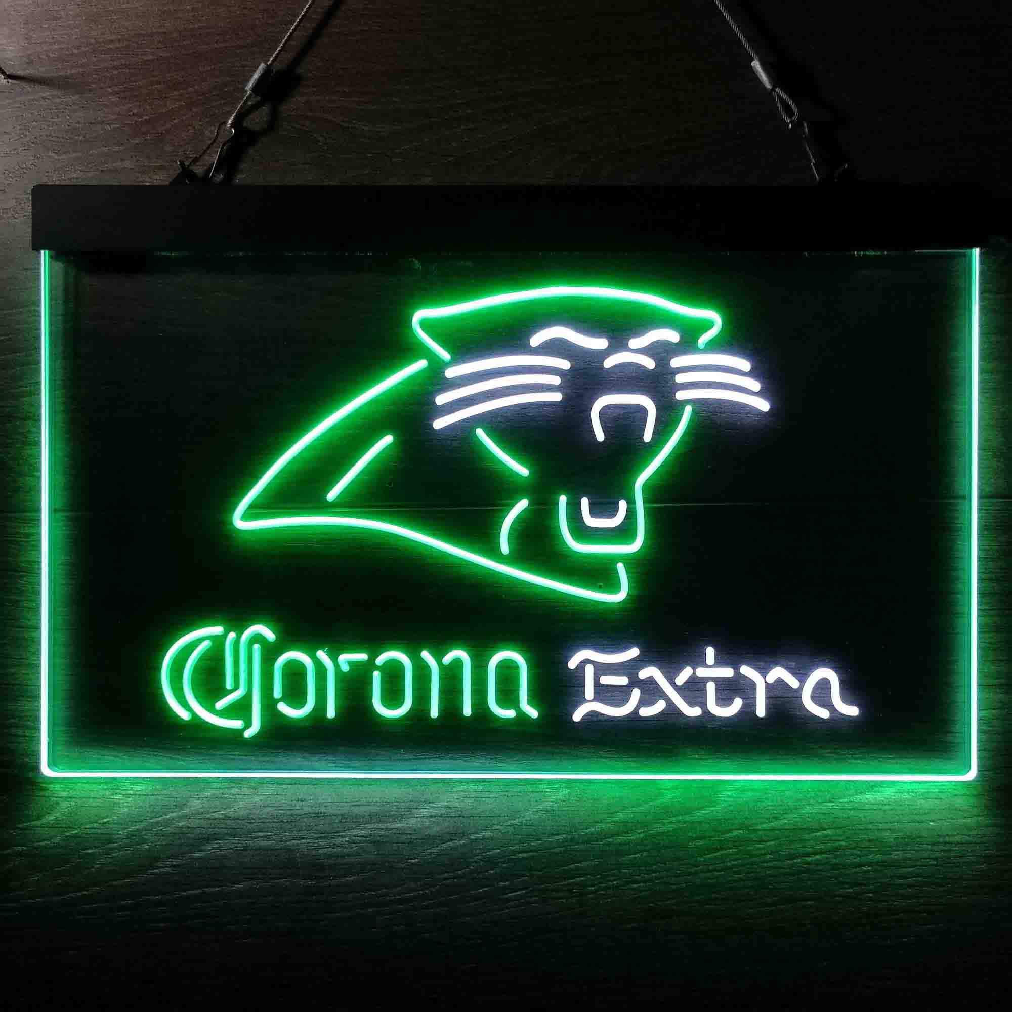 Carolina Panthers Corona Extra Neon-Like LED Sign - ProLedSign