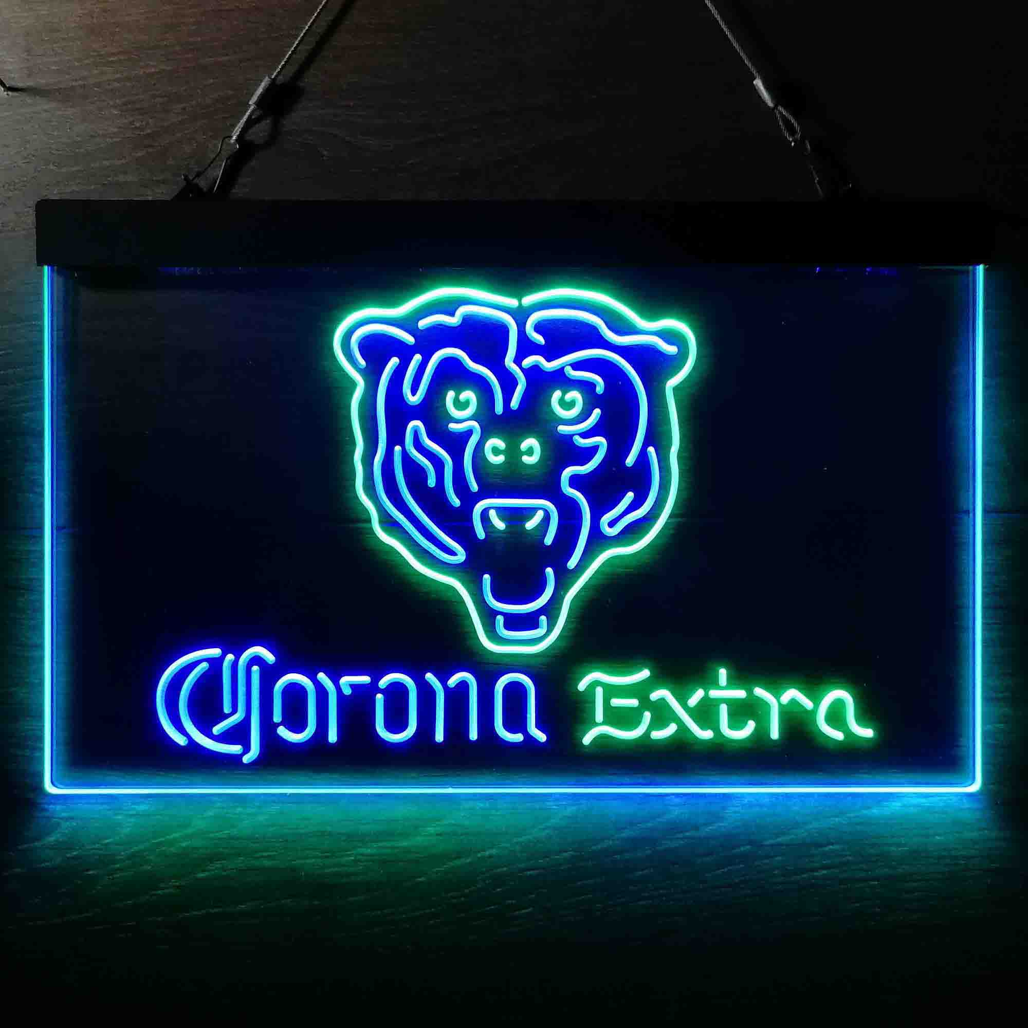 Chicago Bears Corona Extra Neon-Like LED Sign - ProLedSign