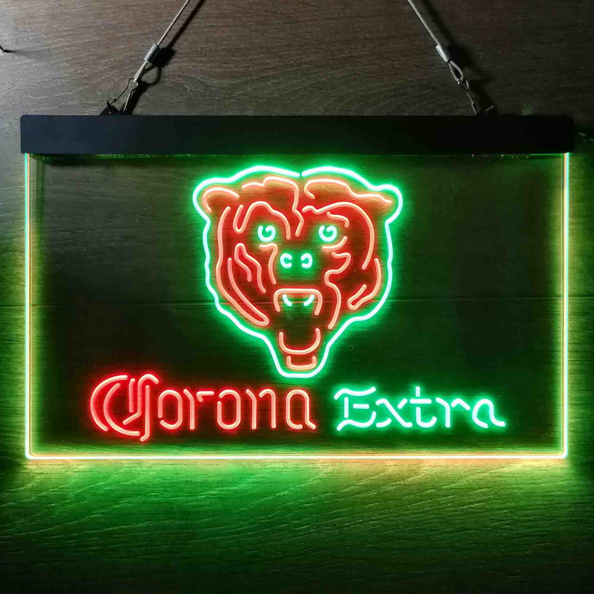 Chicago Bears Corona Extra Neon-Like LED Sign - ProLedSign