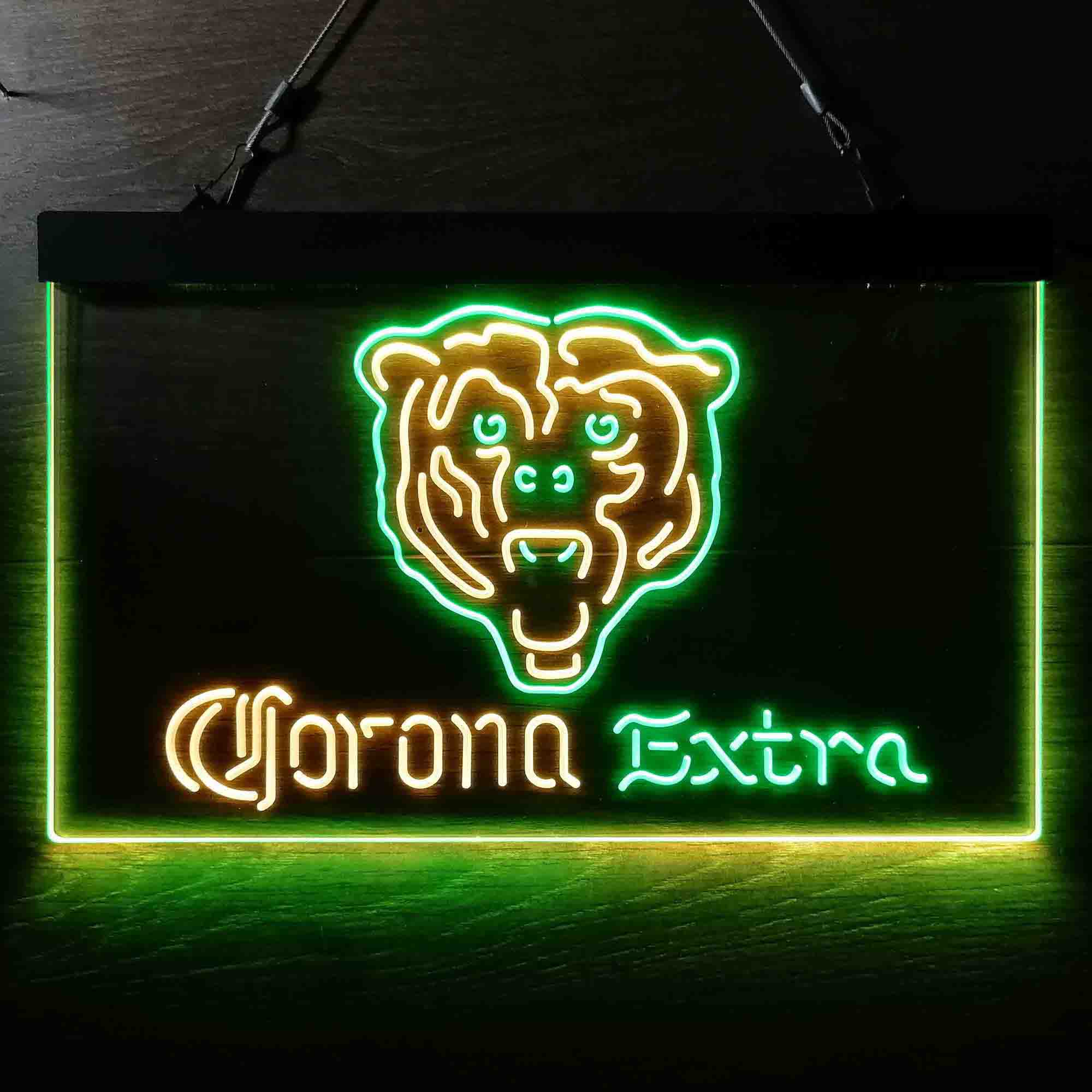 Chicago Bears Corona Extra Neon-Like LED Sign - ProLedSign