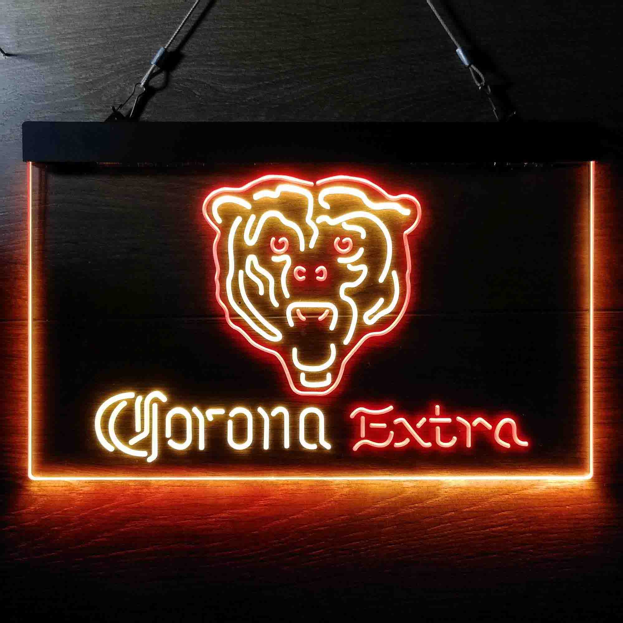 Chicago Bears Corona Extra Neon-Like LED Sign - ProLedSign