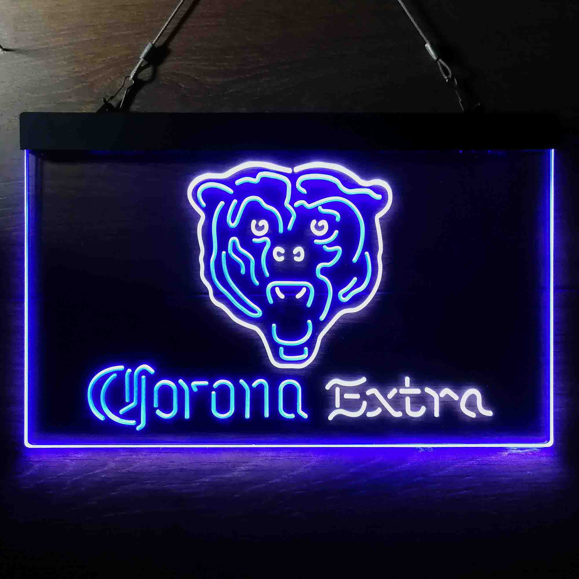 Chicago Bears Corona Extra Neon-Like LED Sign - ProLedSign