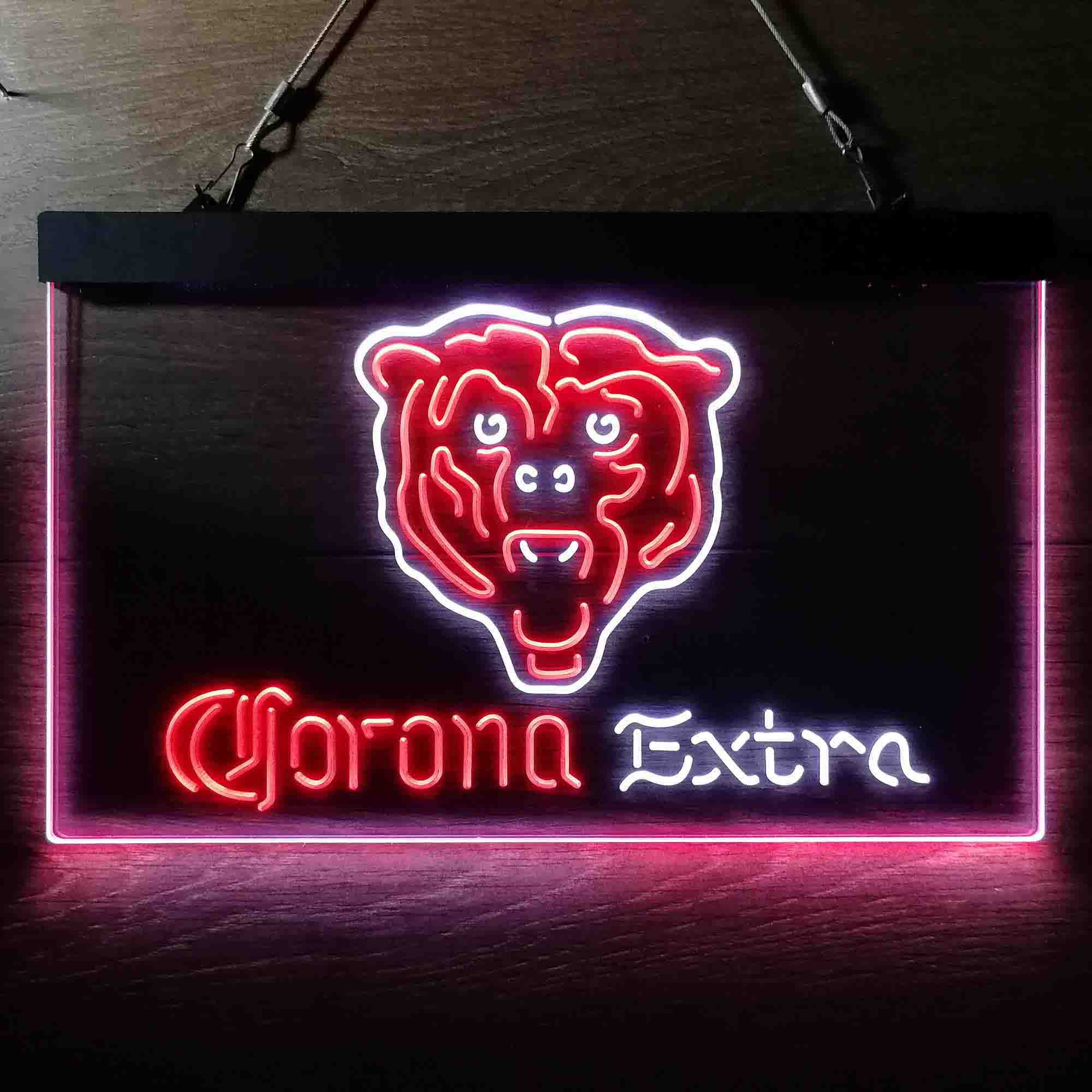 Chicago Bears Corona Extra Neon-Like LED Sign - ProLedSign