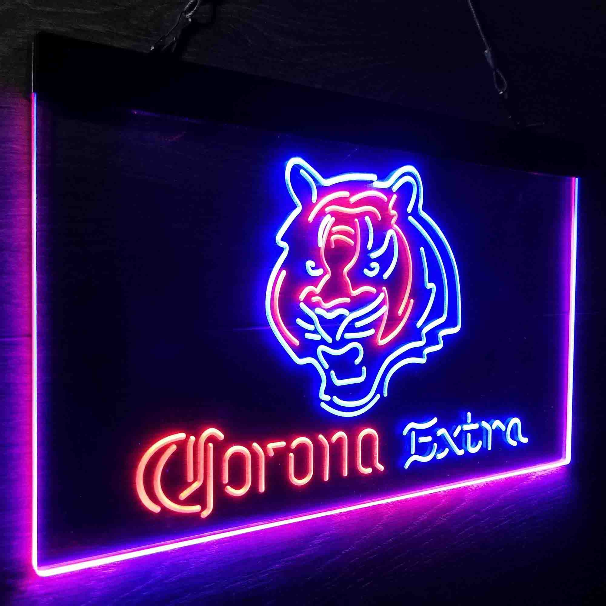 Cincinnati Bengals Corona Extra Neon-Like LED Sign - ProLedSign