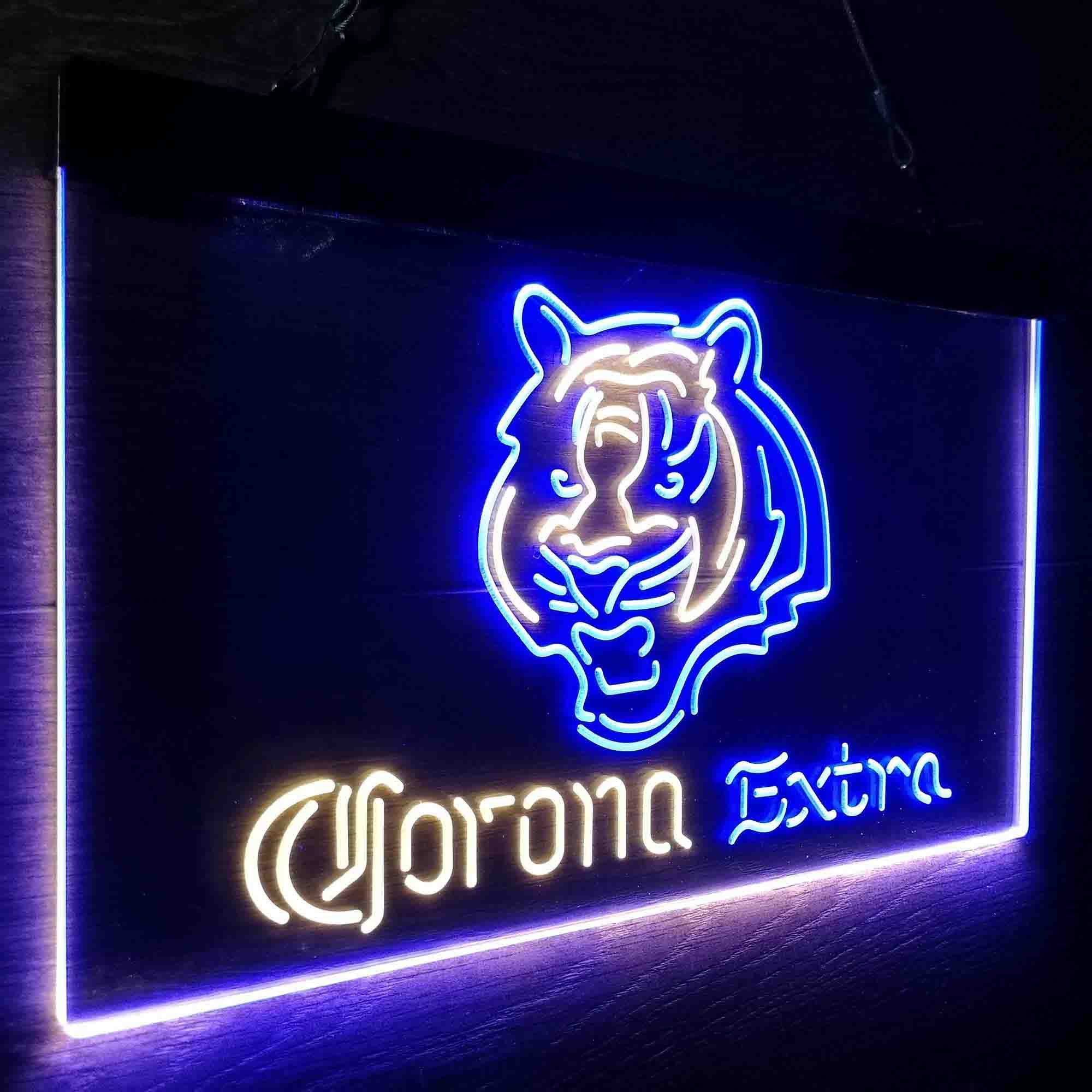 Cincinnati Bengals Corona Extra Neon-Like LED Sign - ProLedSign